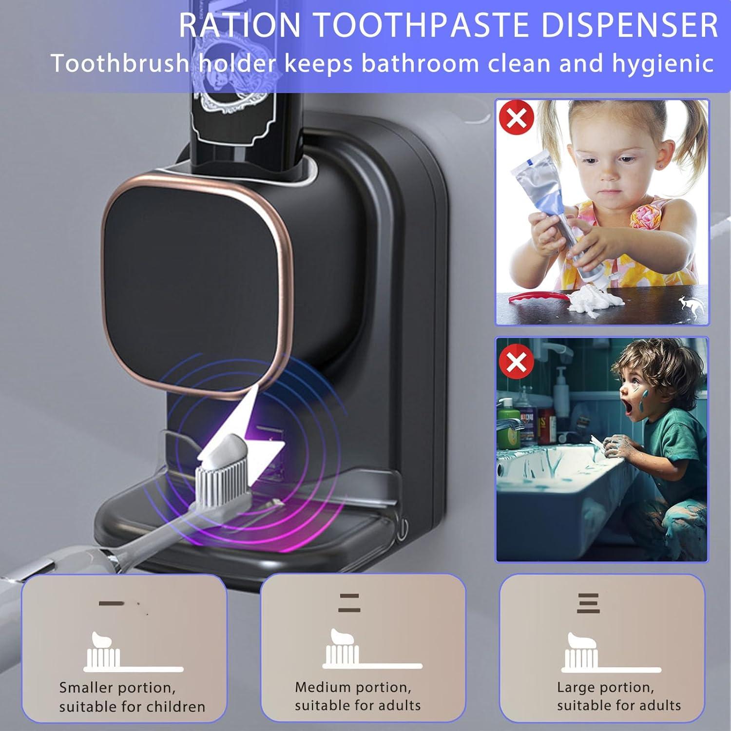 Dispensador Automático de Pasta de Dientes Wekity Negro