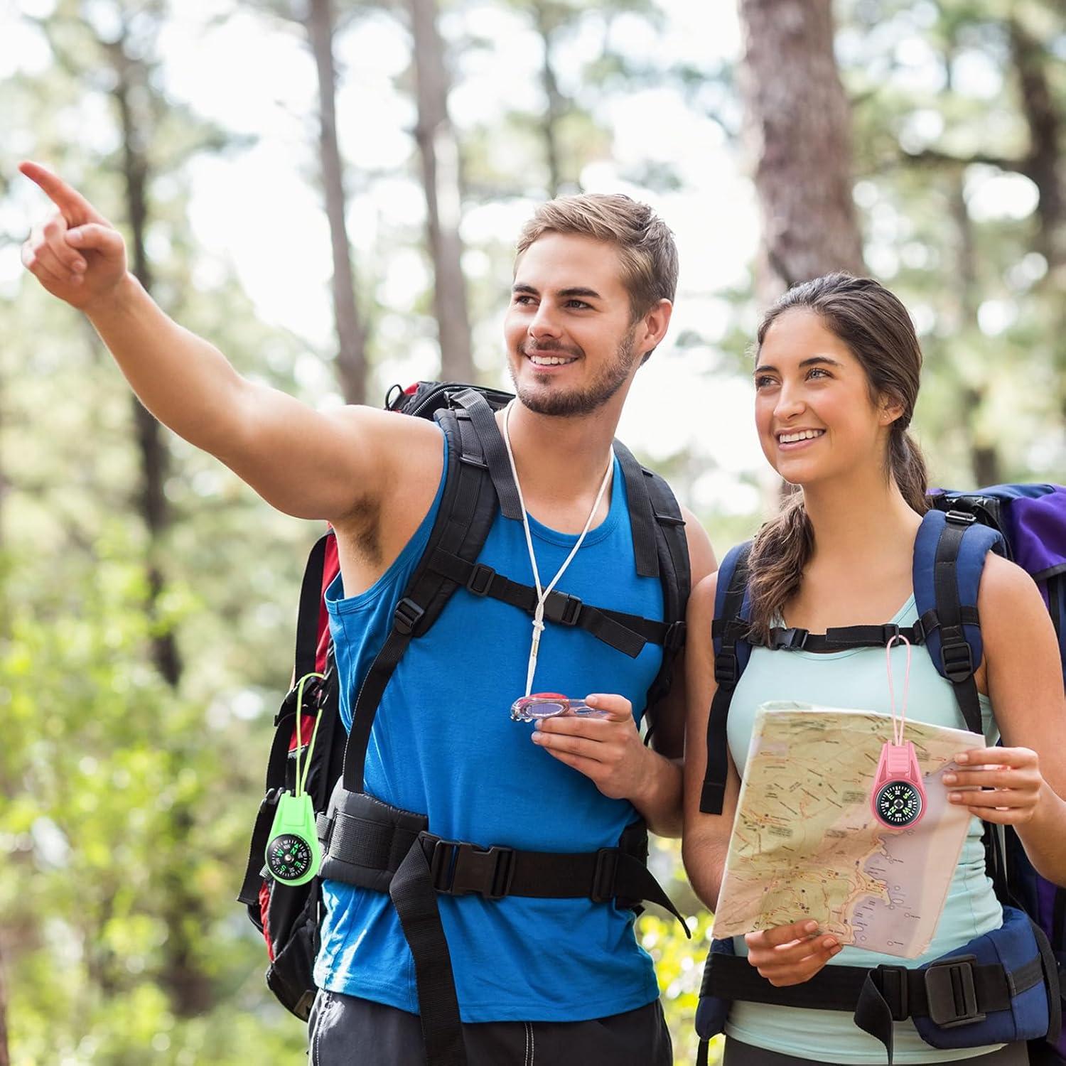 Brújula Mini Colorida Crssbrohip para Niños - 25 Unidades