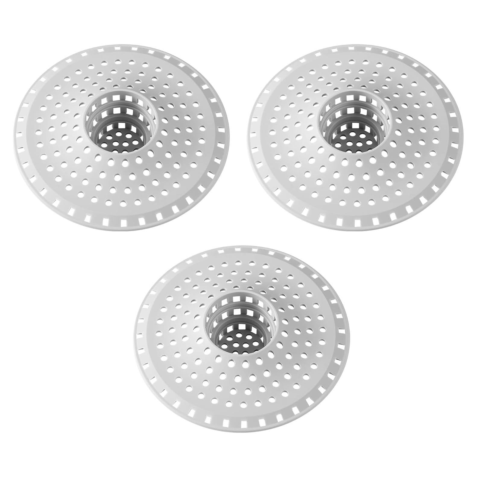 Captador de Cabello Dagoodia 3PCS Silicona Drenaje 11.43 cm