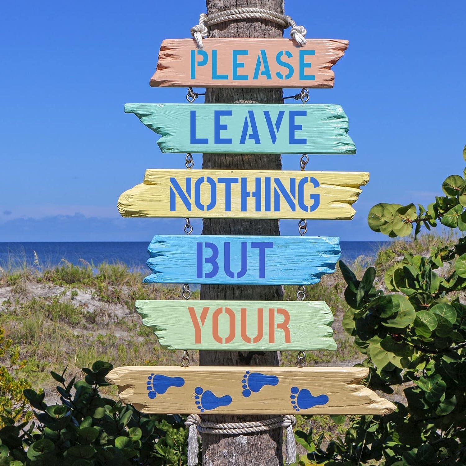 Plantillas de Letras y Números YEAJON 42 Pcs Reutilizables