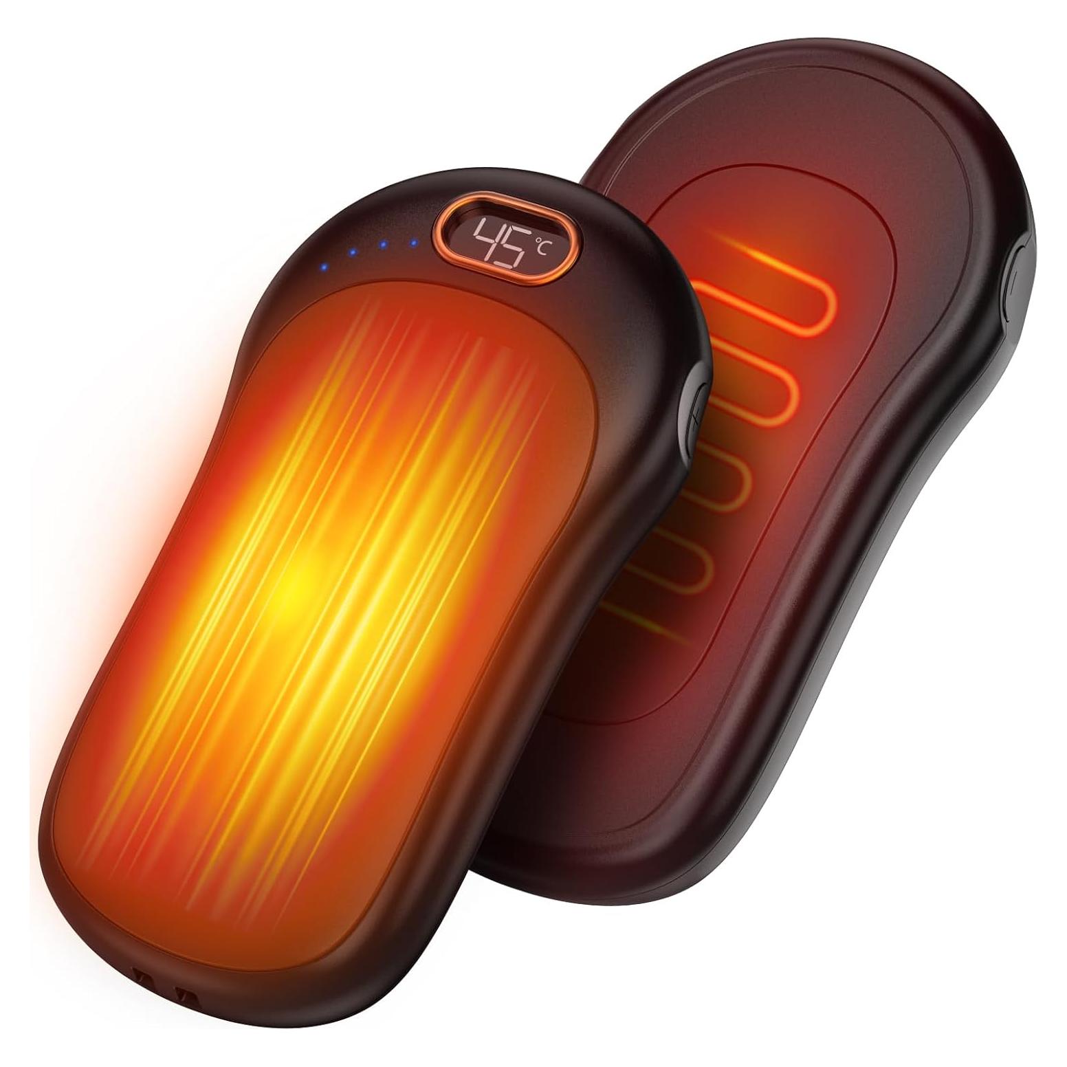 Calentadores de Manos Eléctricos Macamolly HW-1, 2 Piezas 10000mAh