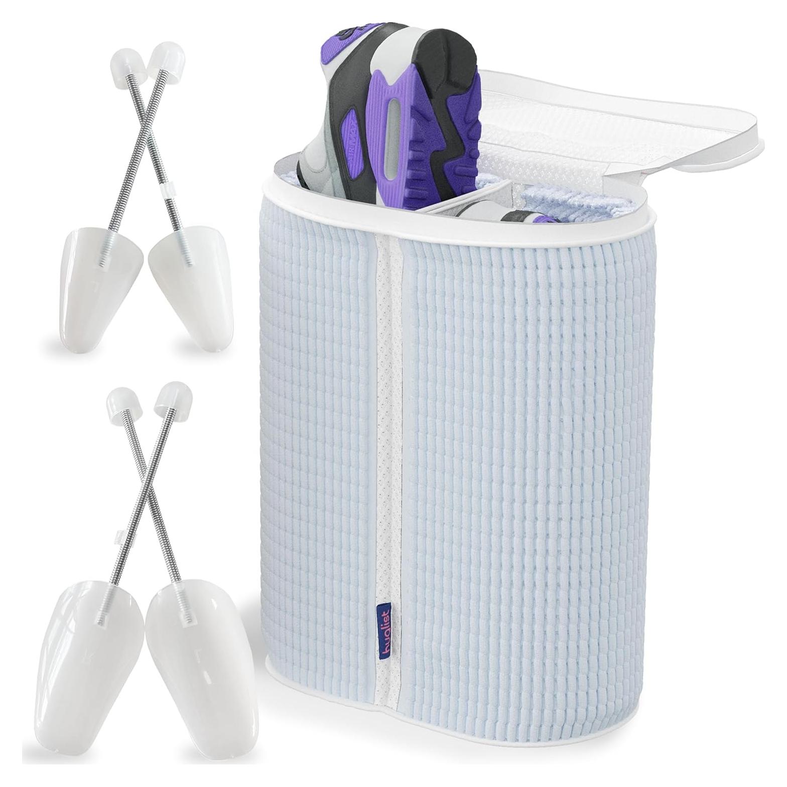 Bolsa de Lavado de Zapatos Doble HugList - Azul Bebé