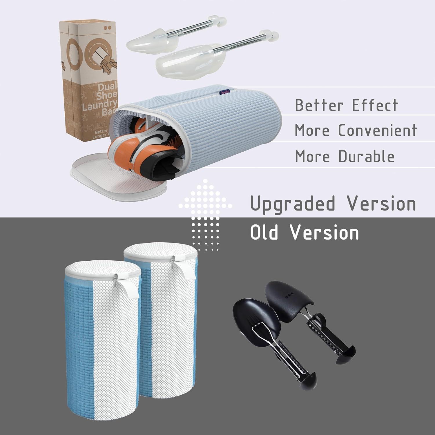 Bolsa de Lavado de Zapatos Doble HugList - Azul Bebé