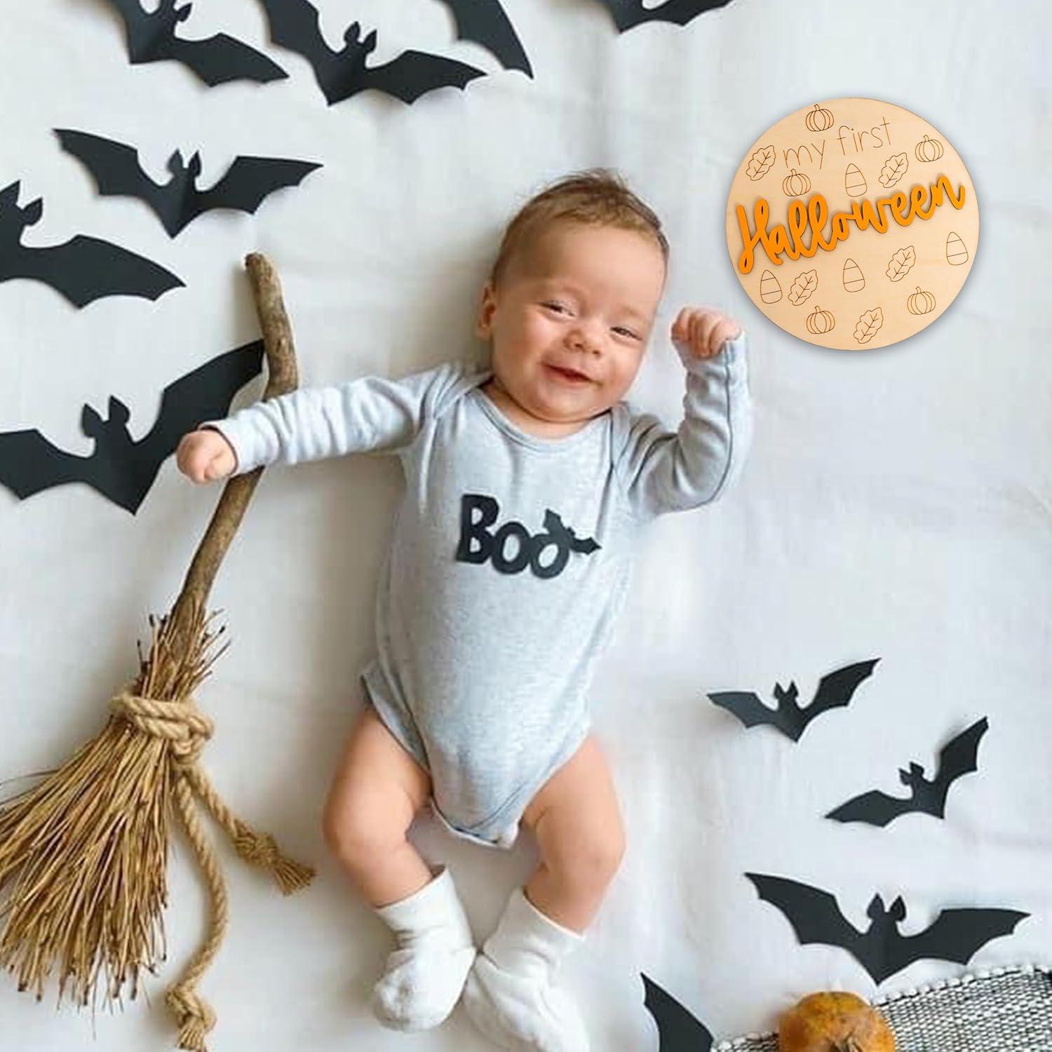 7 Piezas Accesorios de Madera para Fotos de Vacaciones Bebé