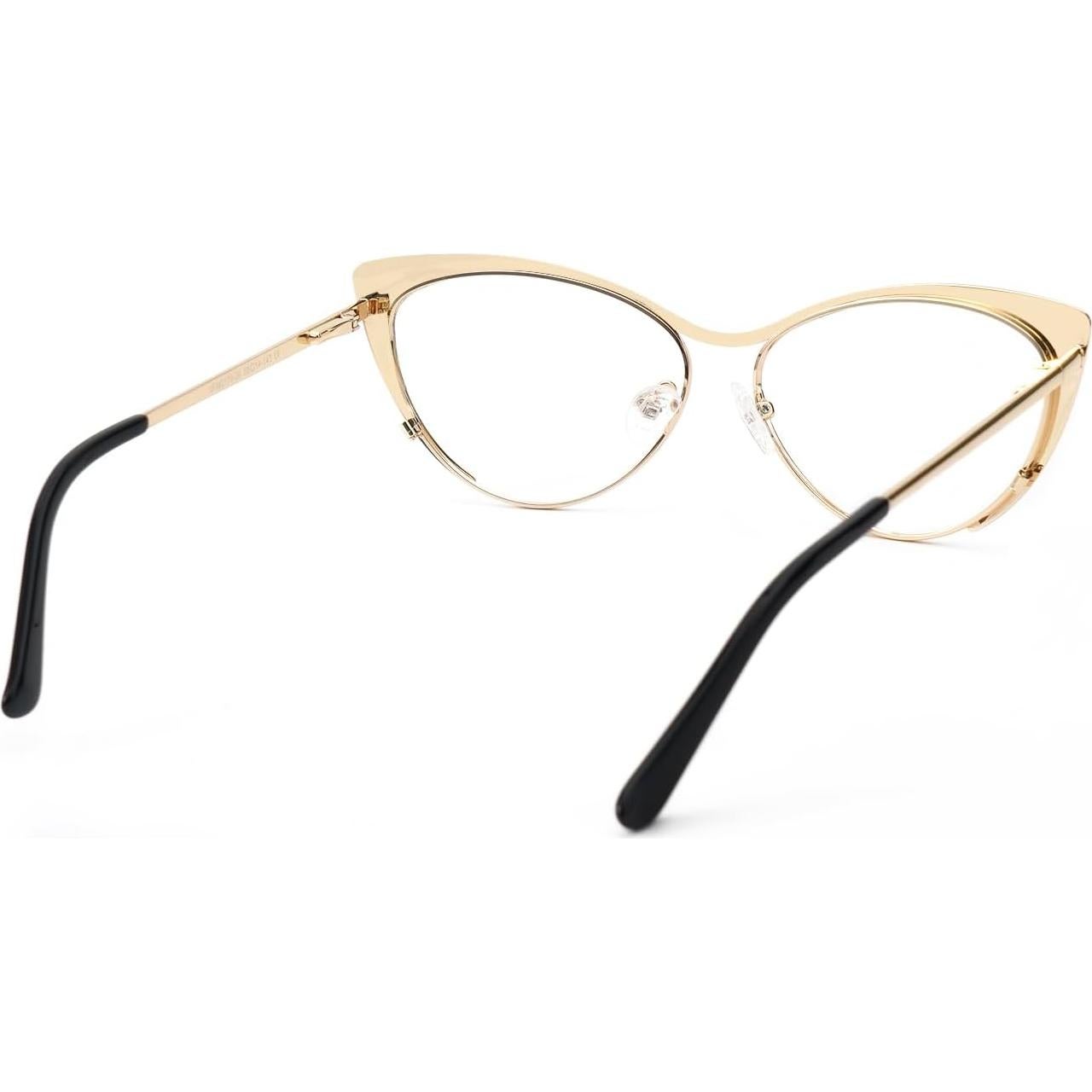 Gafas de luz azul VOOGLAM cateye para mujer, anti-fatiga ocular