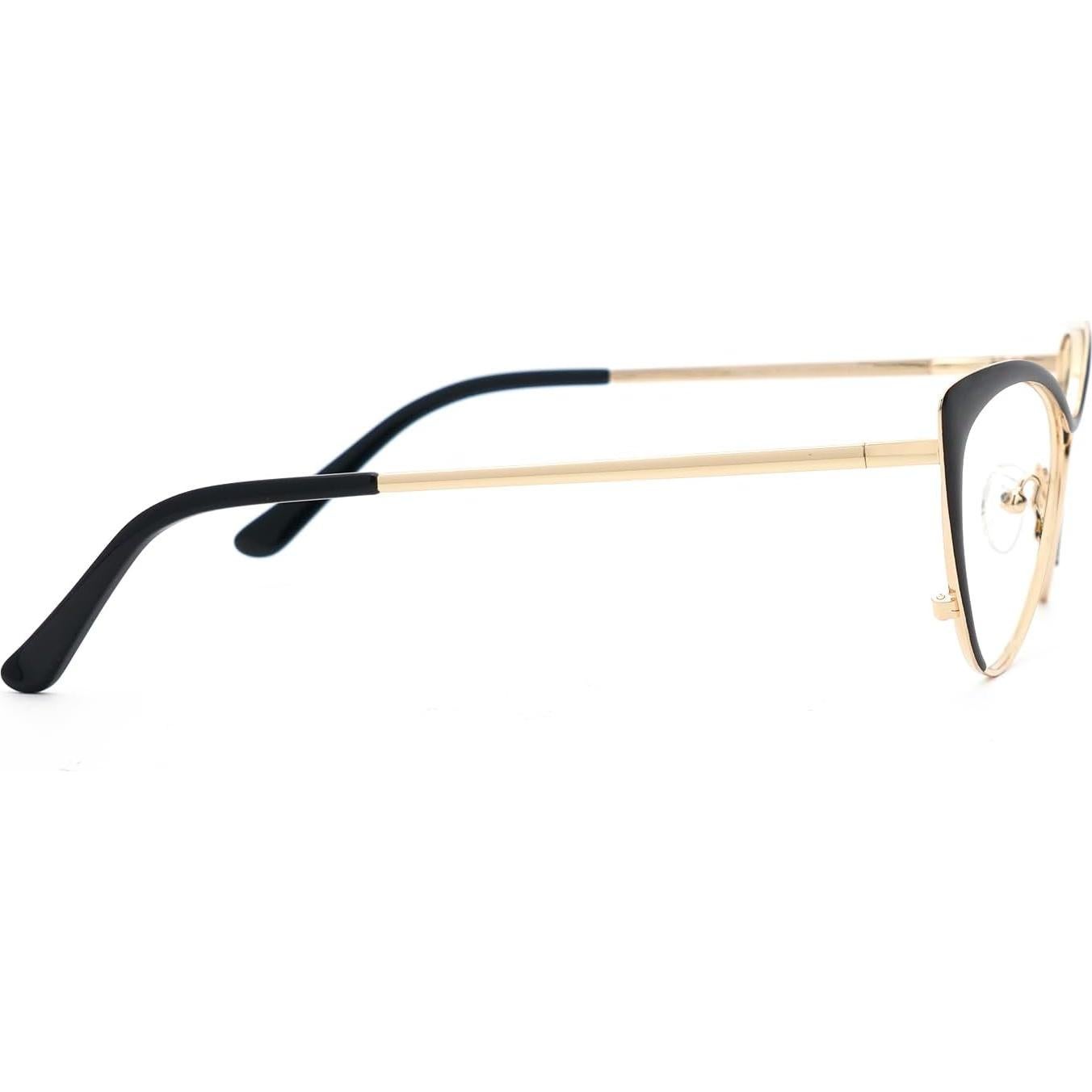 Gafas de luz azul VOOGLAM cateye para mujer, anti-fatiga ocular