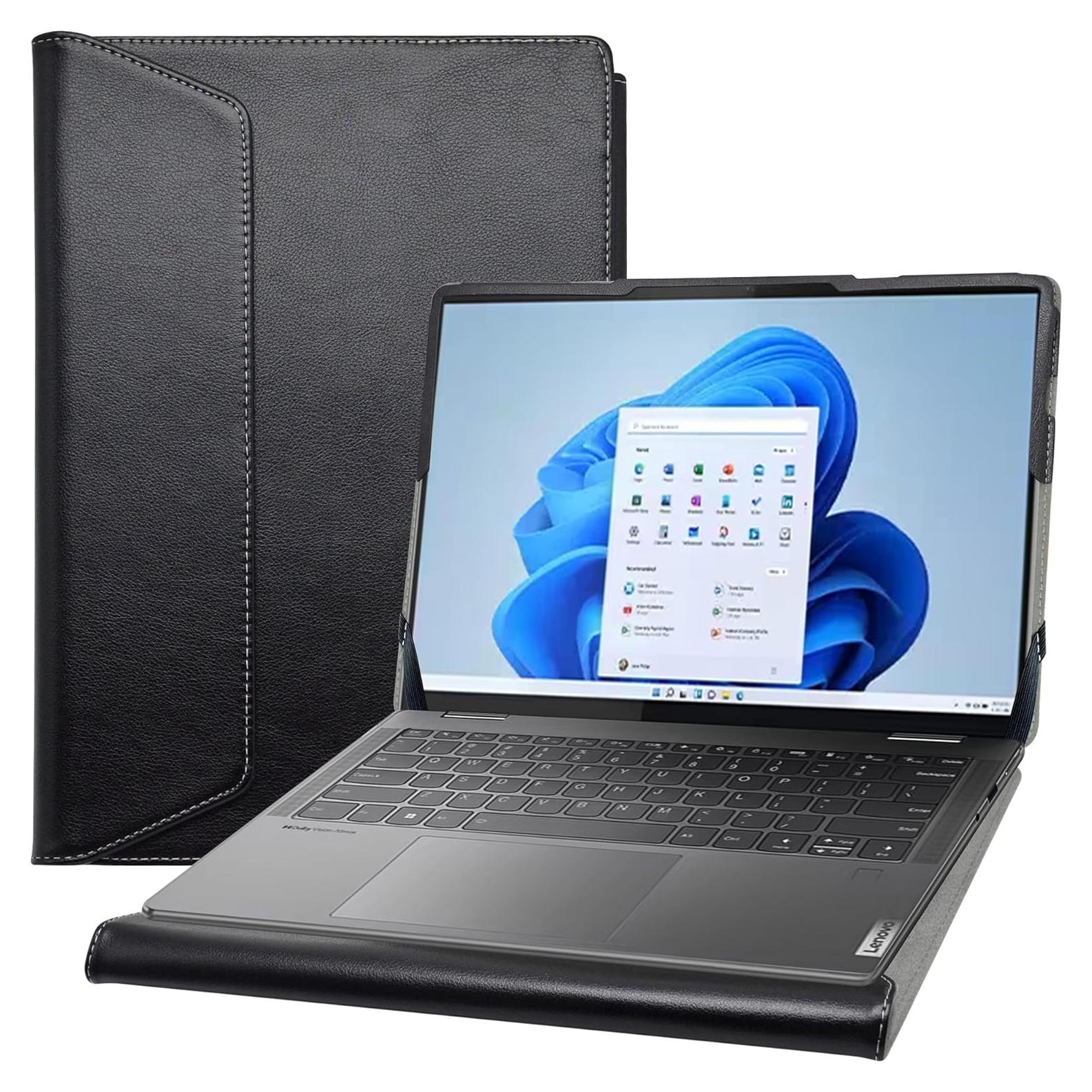 Funda Protectora Alapmk para Lenovo Yoga 9i y ThinkPad T14 - Negro