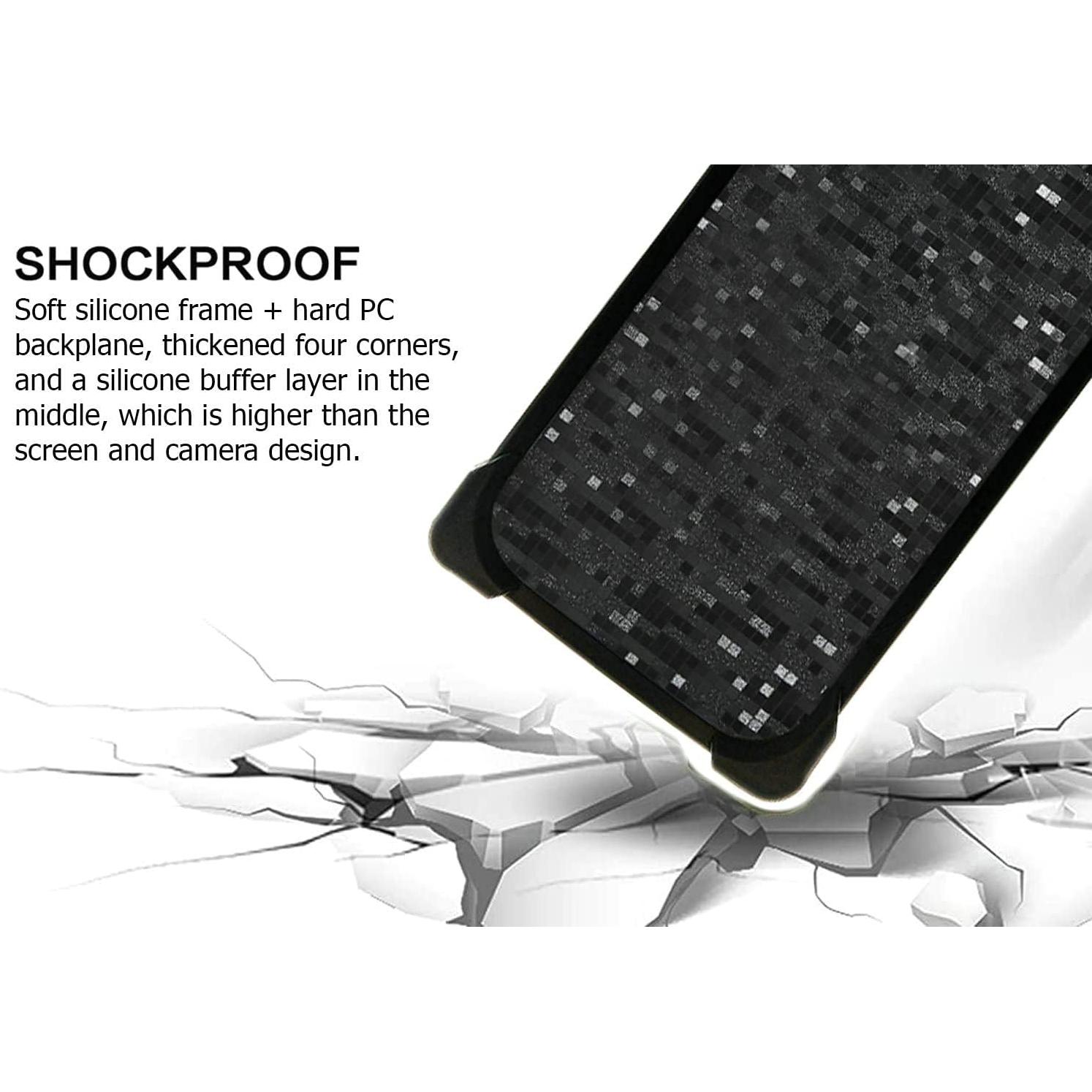 Funda Protectora Jioeuinly para ZTE Blade X1 5G Negra