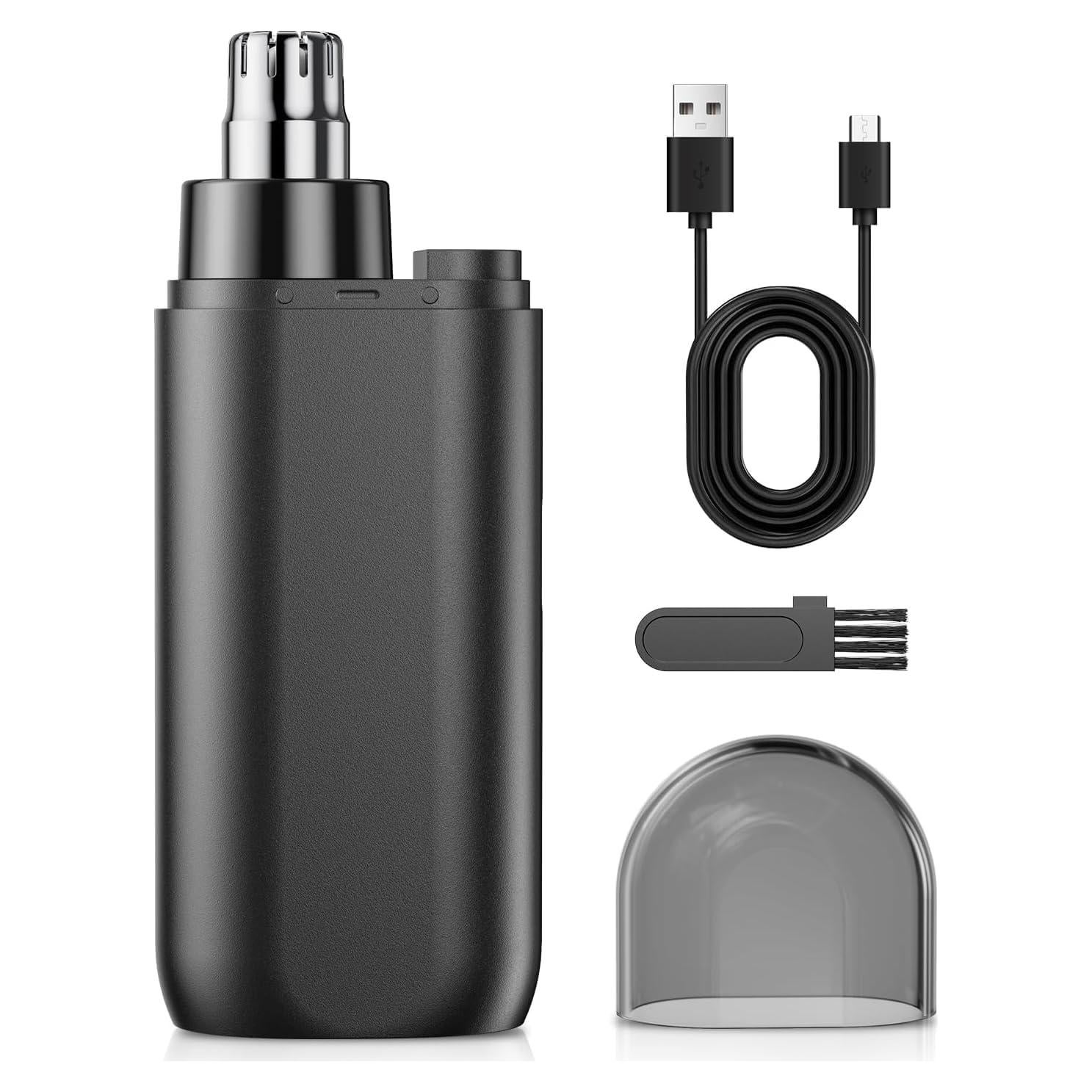 Cortador de Vello Nasal Carego Recargable Profesional Negro