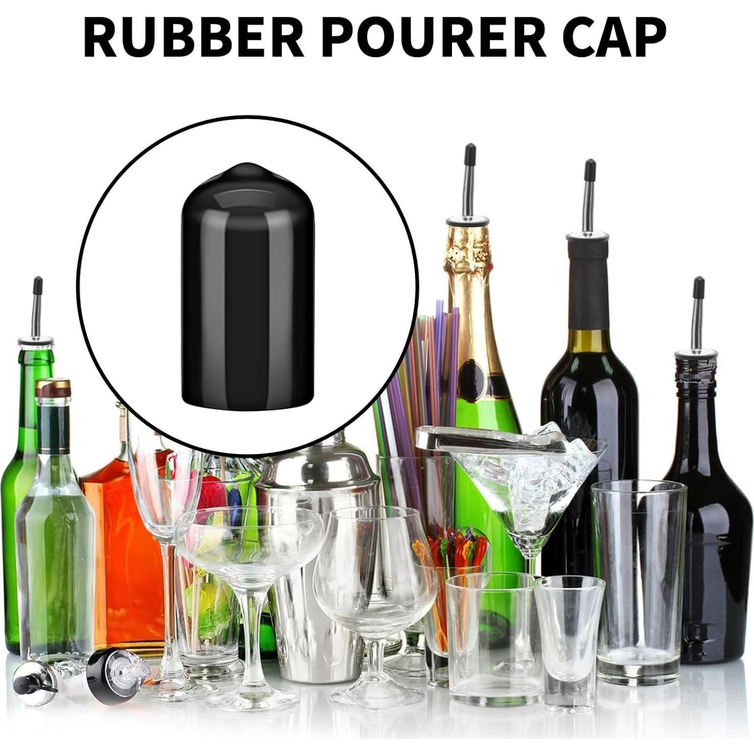 200 Tapas de Goma para Vertedores de Licor y Aceite - eispapa