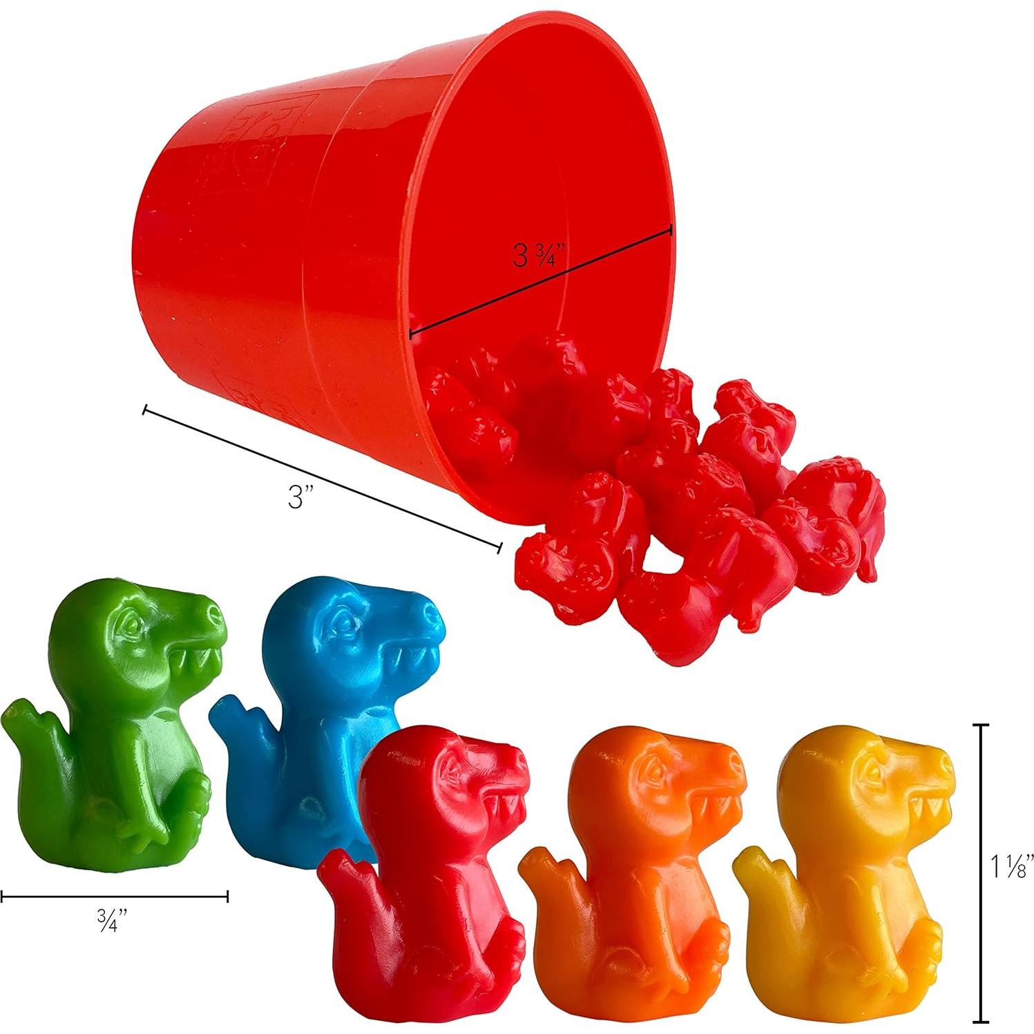 Conjunto de Actividades de Clasificación y Conteo Dinosaurios Hapinest - Juegos Educativos para Niños 4+