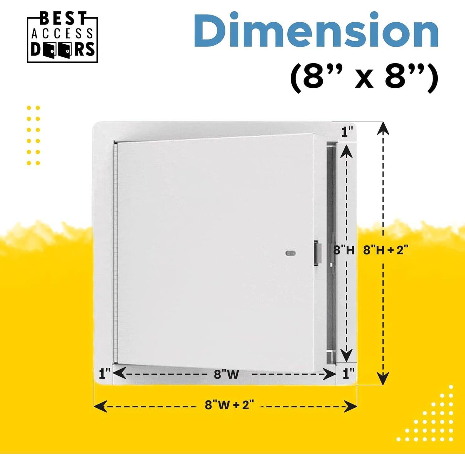 Puerta de Acceso Aislada 20-gauge BA-FRI 20x20 cm Blanca