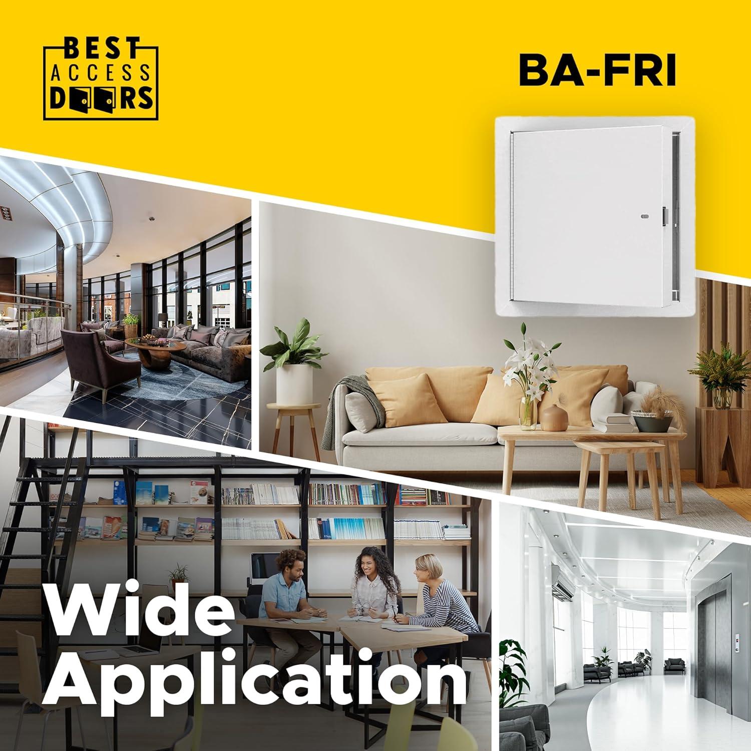 Puerta de Acceso Aislada 20-gauge BA-FRI 20x20 cm Blanca