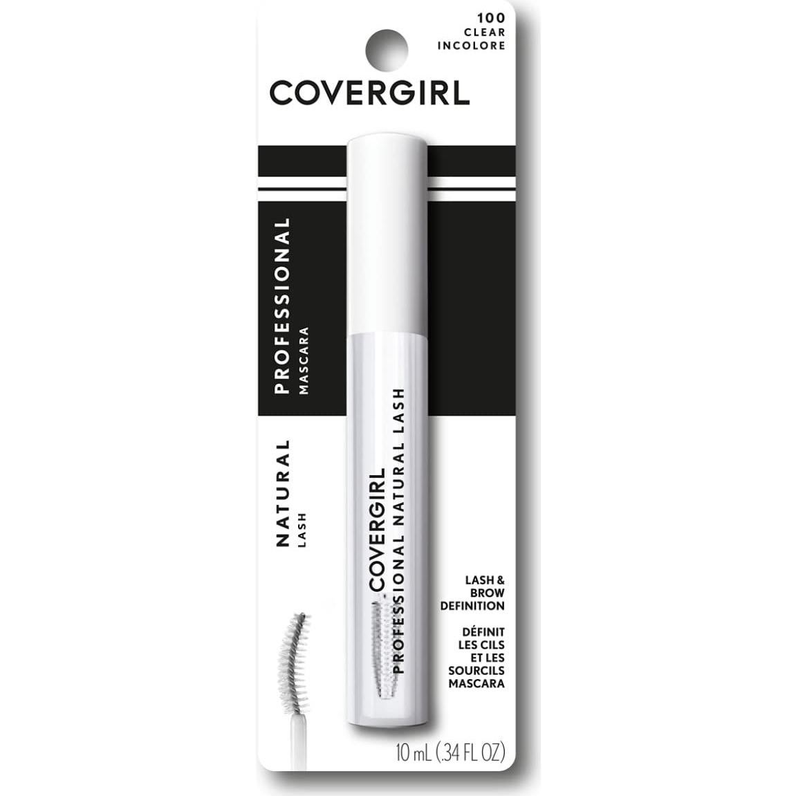 Máscara de Pestañas Natural Covergirl 10 ml Gel Transparente