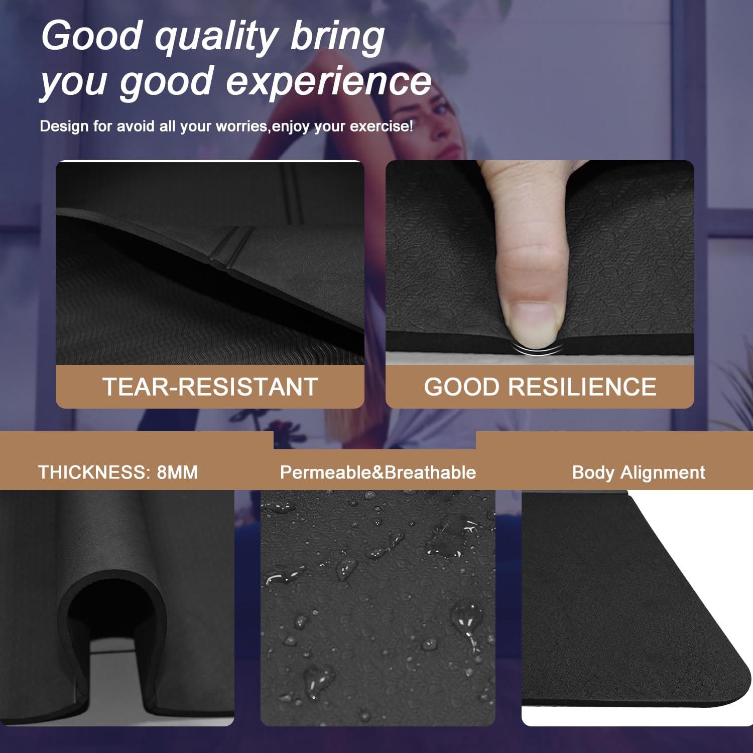 Alfombrilla de Yoga Plegable Iodoo 182.88x81.28cm Antideslizante