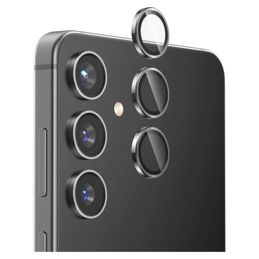 Protector de Lente de Cámara FLOLAB para Samsung Galaxy S25 - Negro