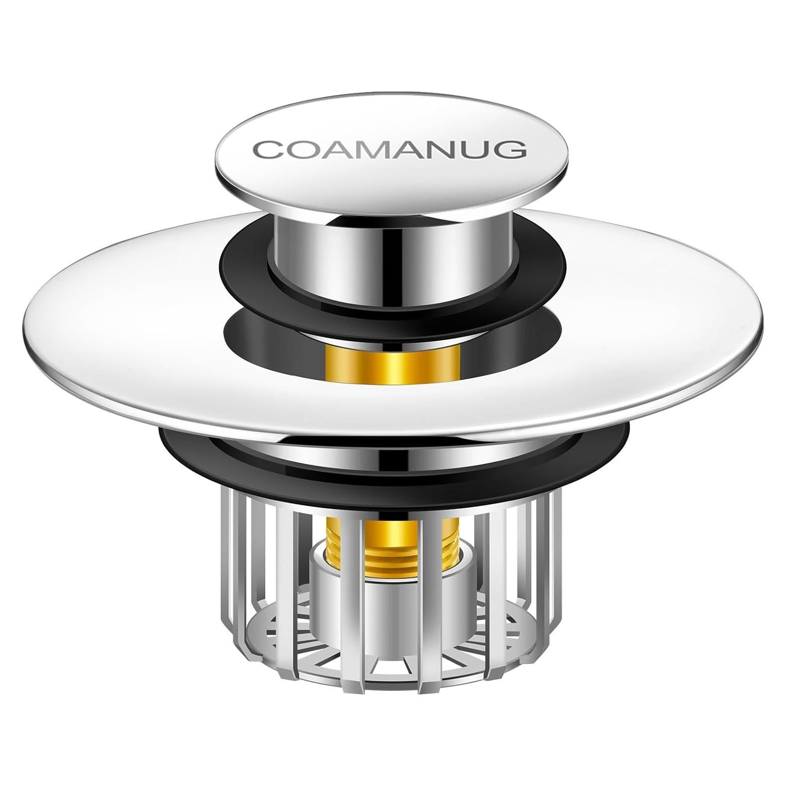 Tapón de Bañera COAMANUG con Filtro para Cabello