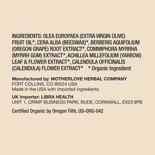 Bálsamo para Pañales Motherlove 28.35 g Orgánico Sin Zinc