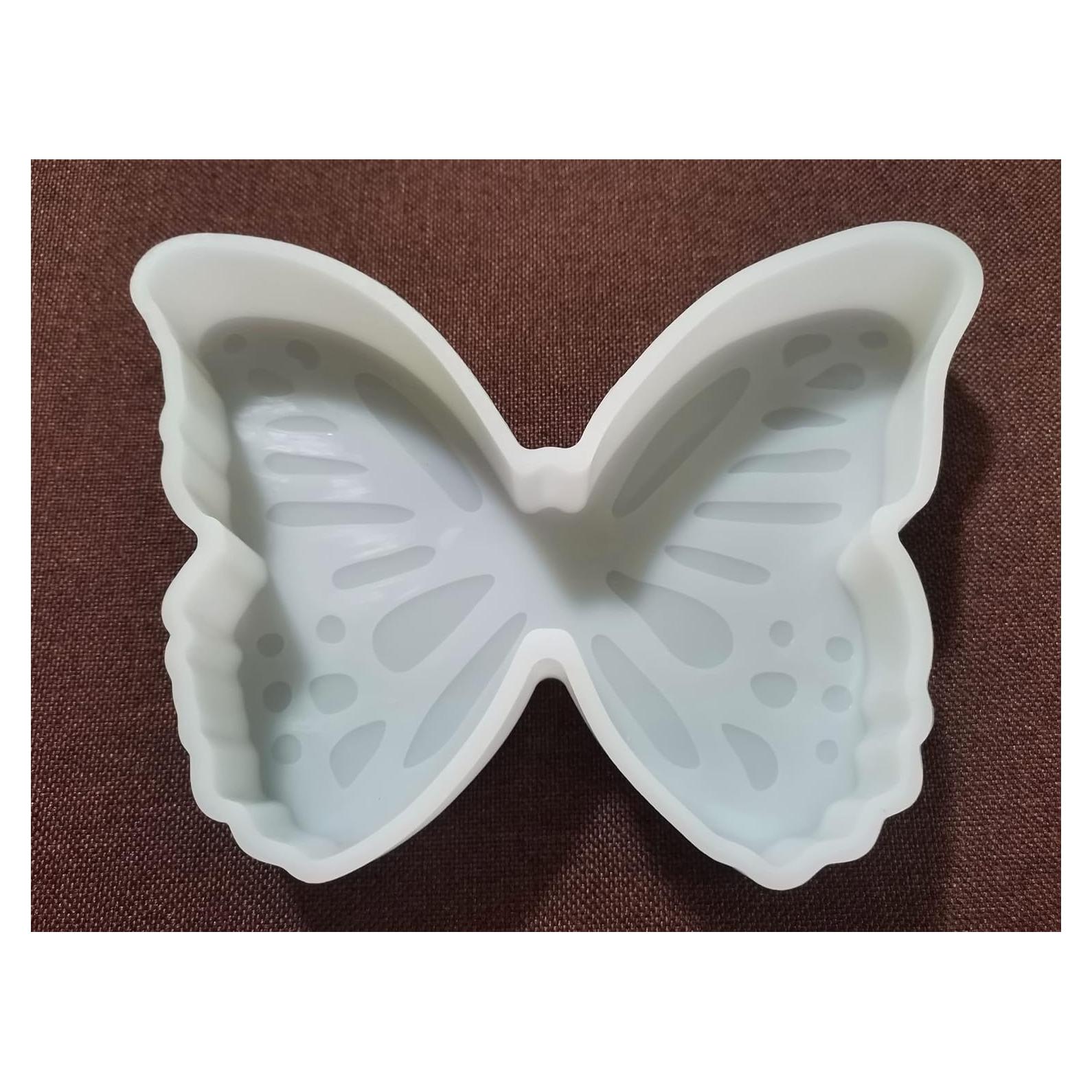 Molde de Jabón de Silicona Fuehbur Mariposa Grande 15.2 cm