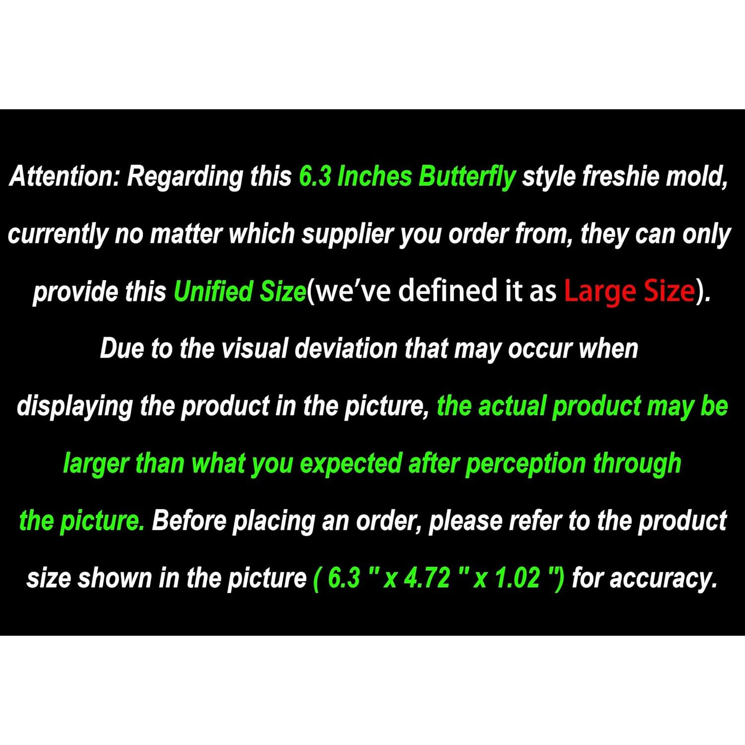 Molde de Jabón de Silicona Fuehbur Mariposa Grande 15.2 cm