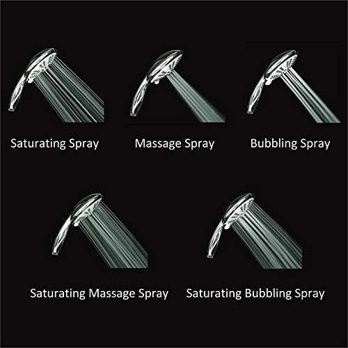 Cabezal de Ducha de Mano Ana Bath 5 Funciones Níquel Cepillado