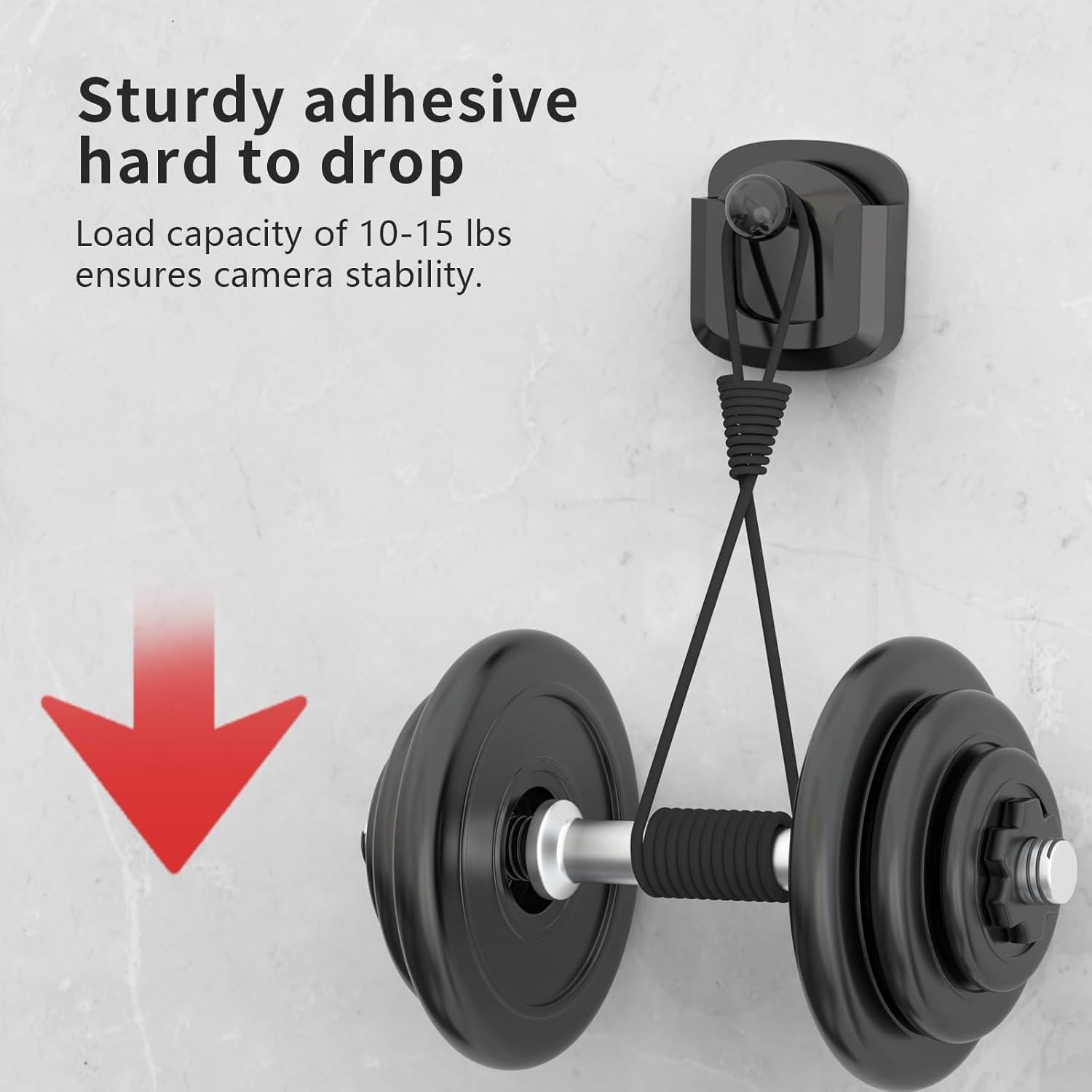 Paquete de 3 Soportes Adhesivos para Cámara Ring Indoor Cam