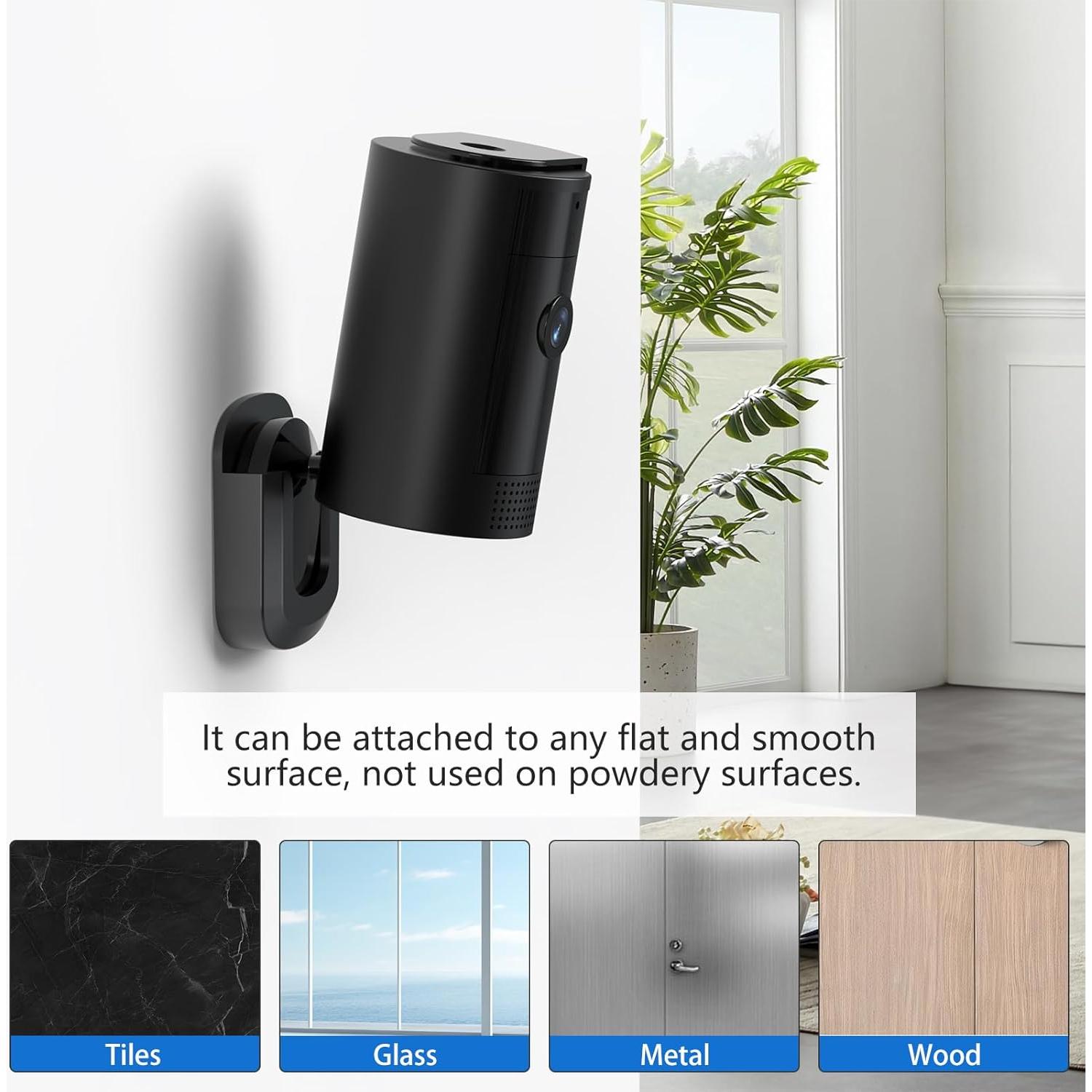 Paquete de 3 Soportes Adhesivos para Cámara Ring Indoor Cam