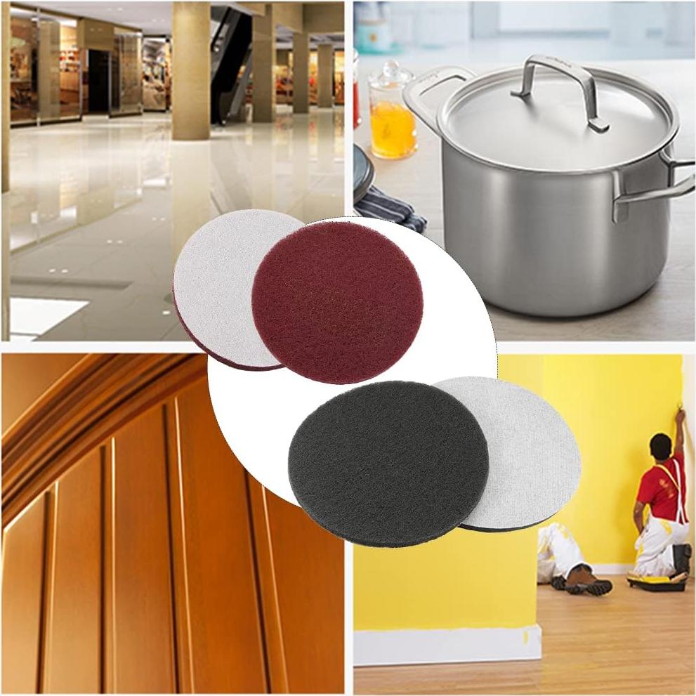 Almohadillas de Fregado Utoolmart 7" 1000 Granos 2 Pcs