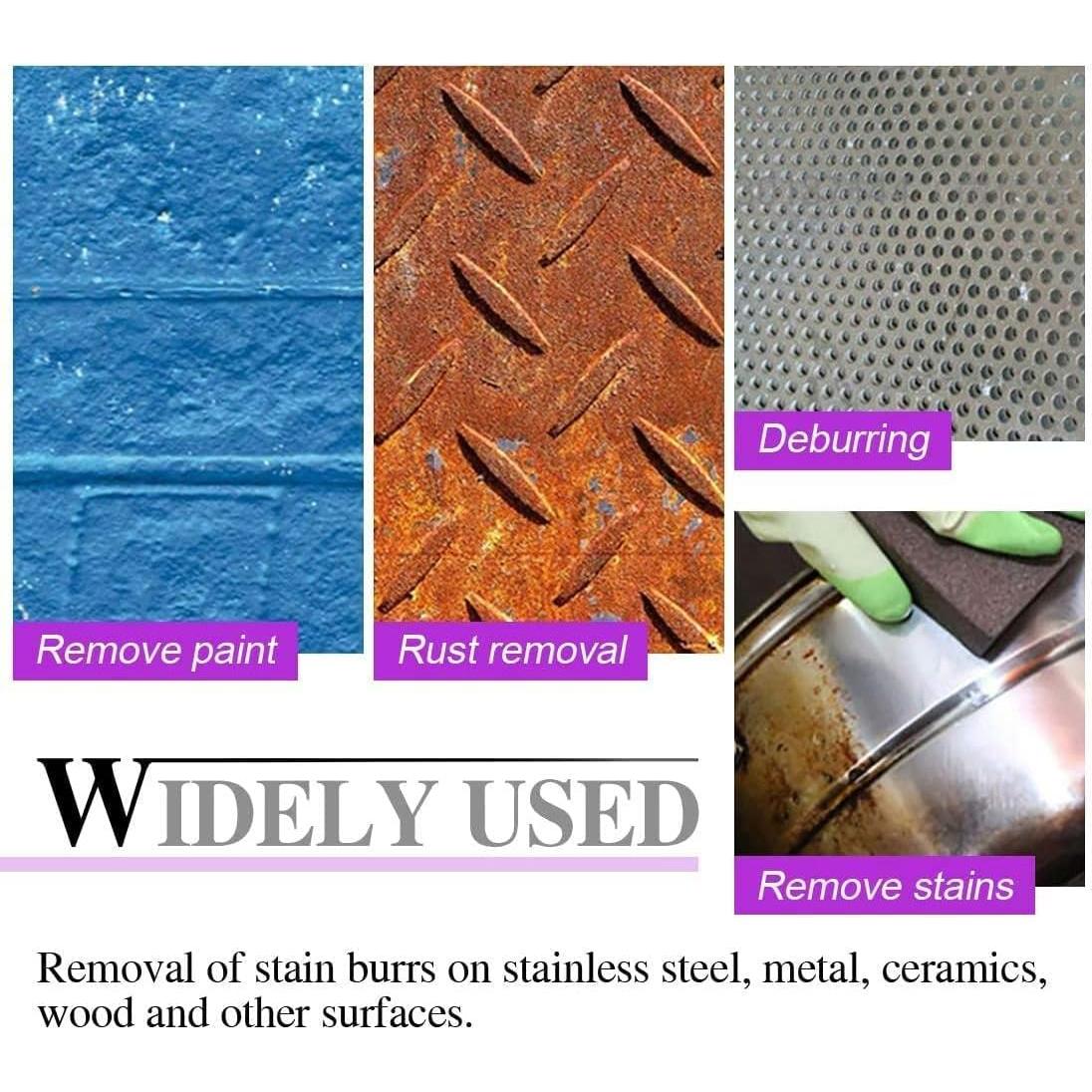 Almohadillas de Fregado Utoolmart 7" 1000 Granos 2 Pcs