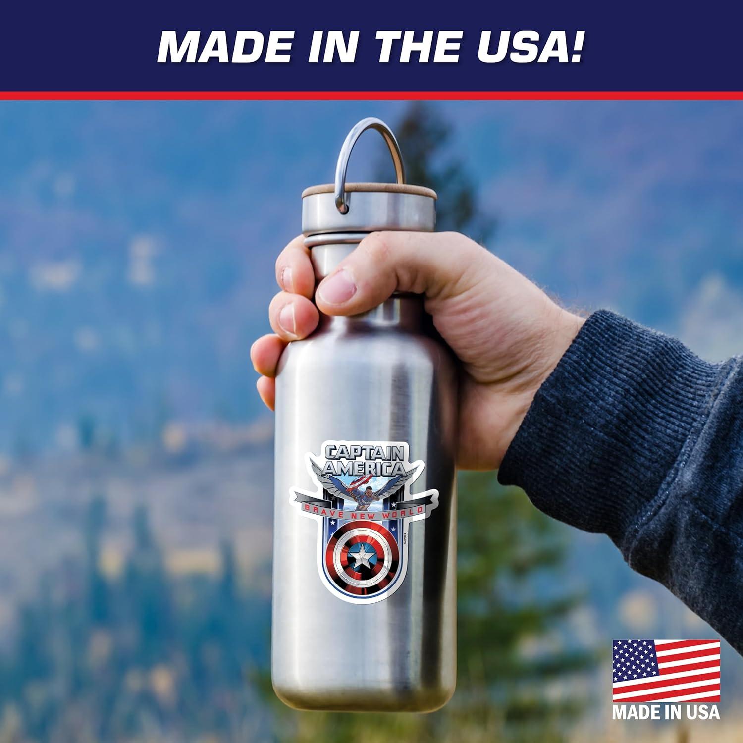 Calcomanías Capitán América WALL PALZ - 7 Vinilos Resistentes