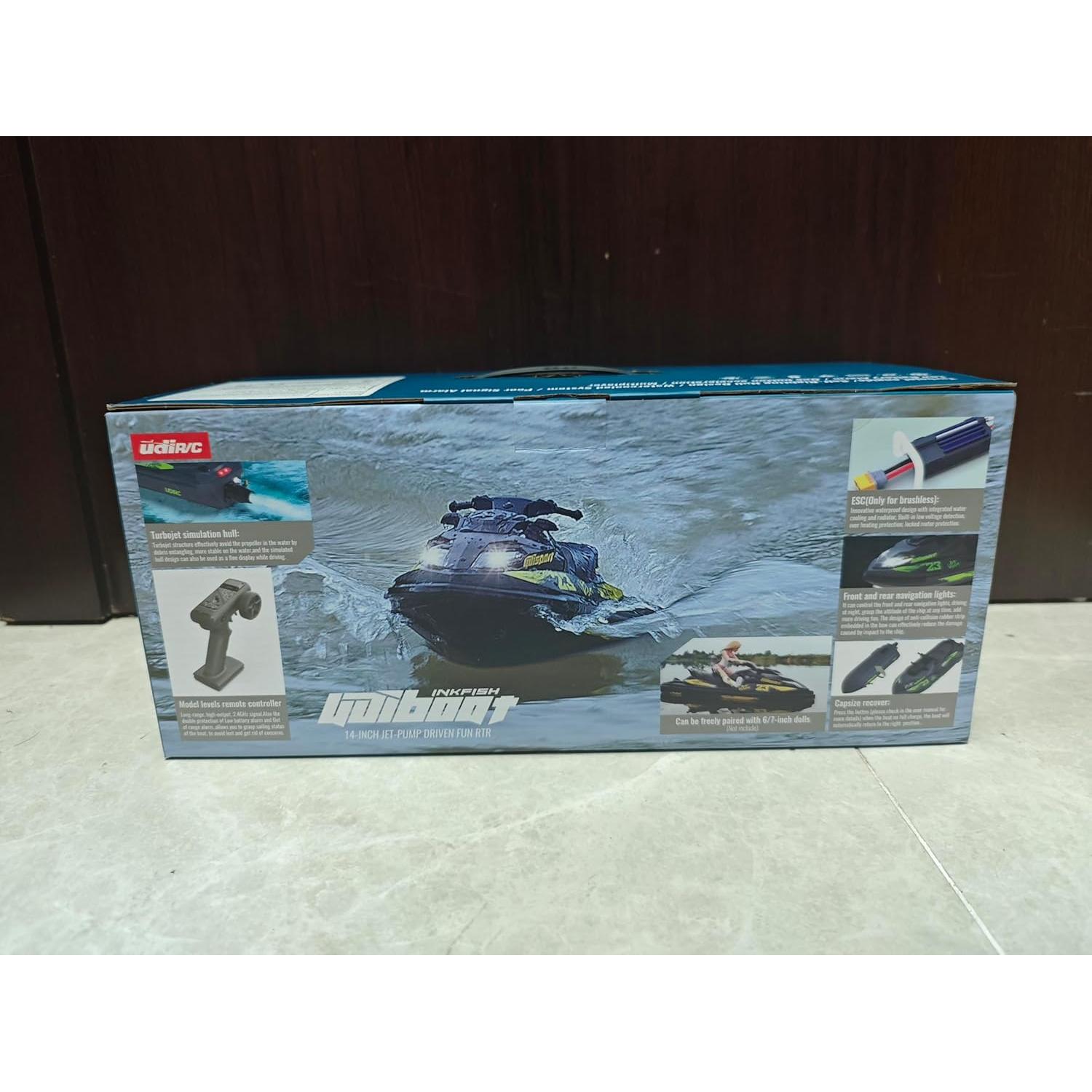 Barco RC Acuático CaptainRC UDI023 25KPH 2 Baterías