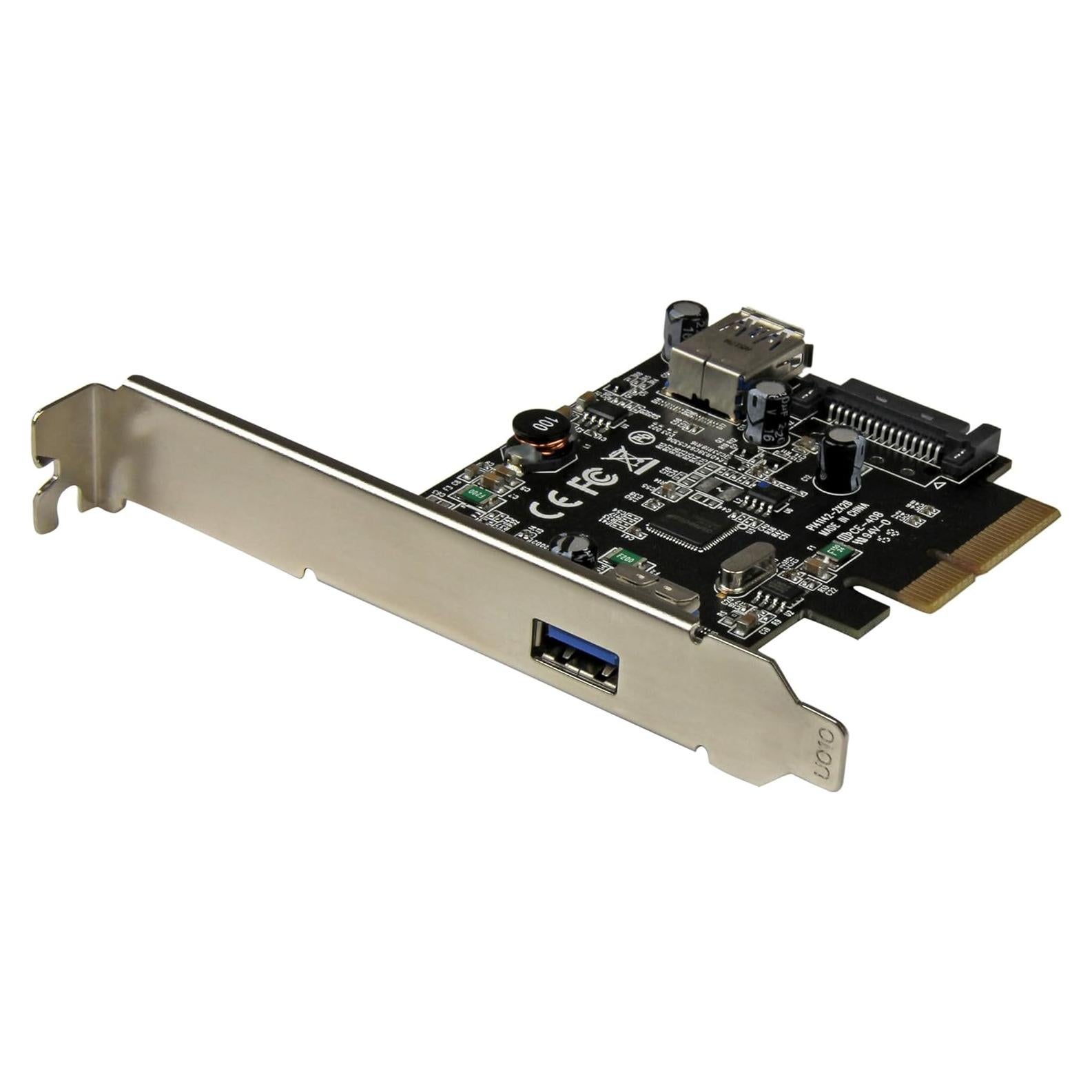 Tarjeta PCIe USB 3.1 StarTech 2 Puertos 10Gbps USB-A