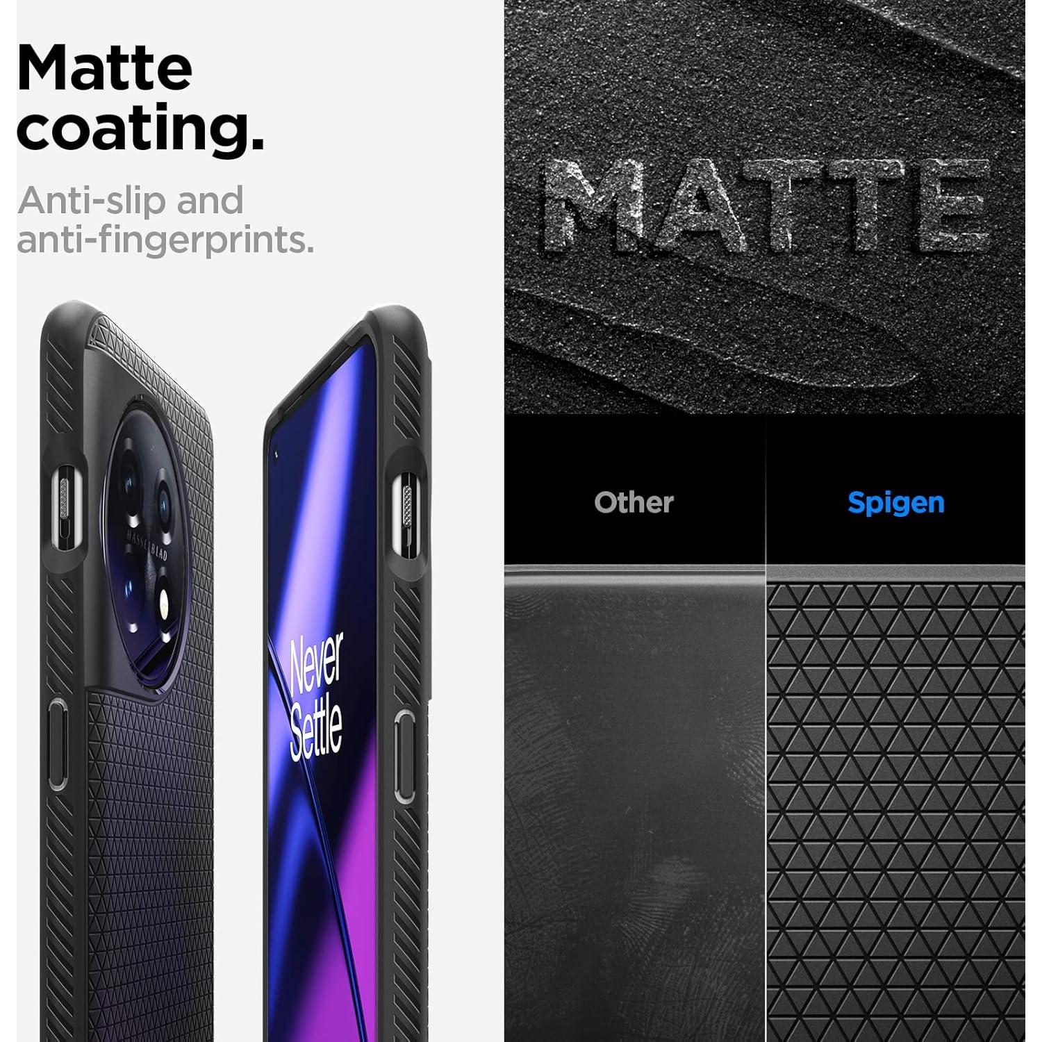 Funda Spigen Liquid Air para OnePlus 11 - Negro Mate