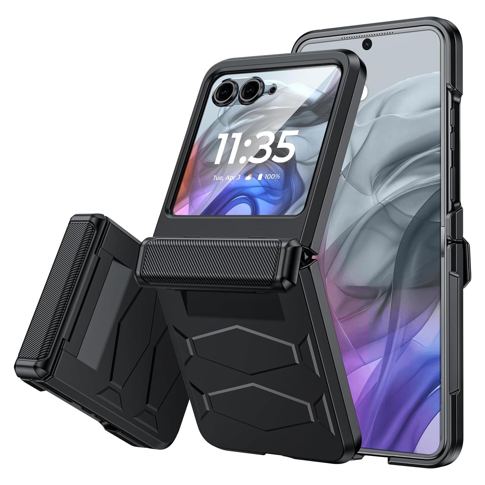 Funda Vizvera para Motorola Razr 2024/2025 con Protector de Pantalla