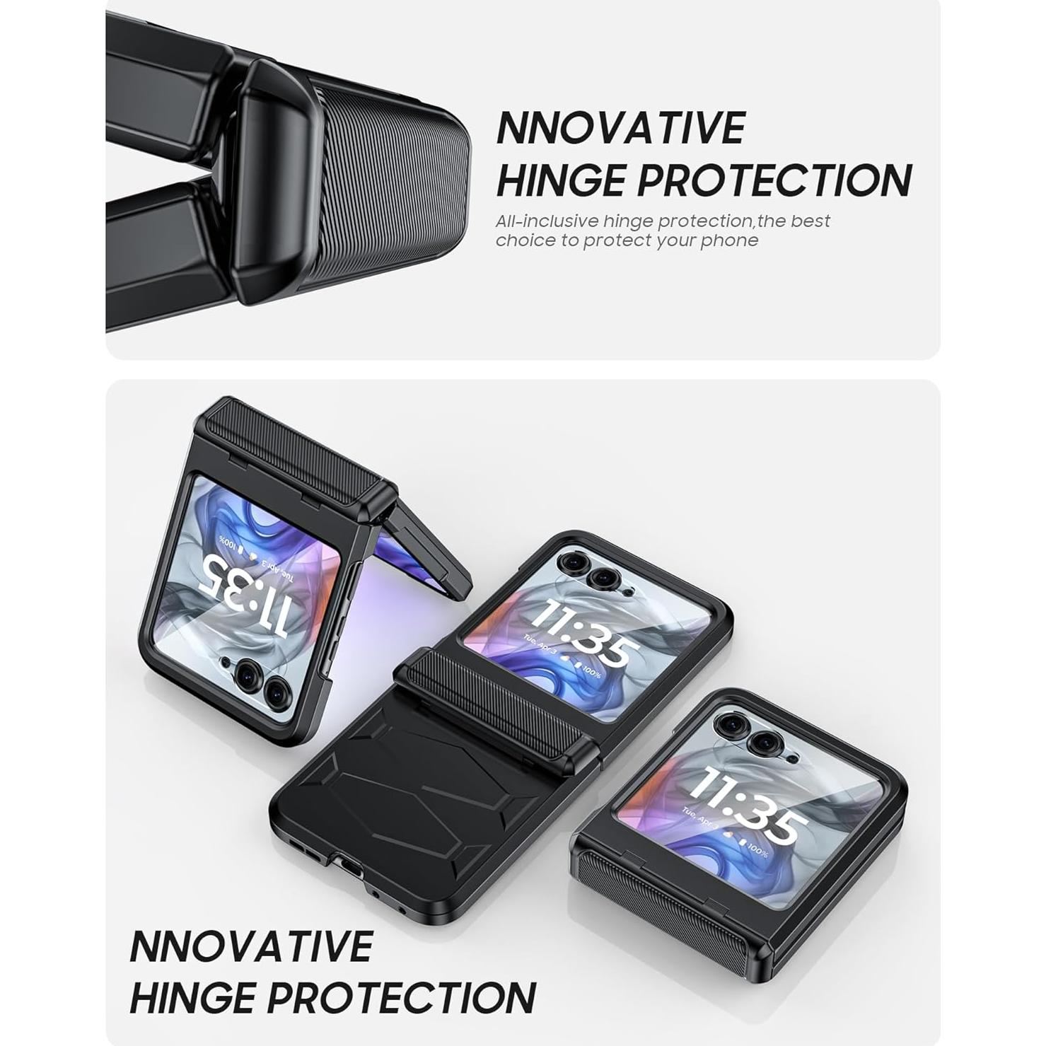Funda Vizvera para Motorola Razr 2024/2025 con Protector de Pantalla