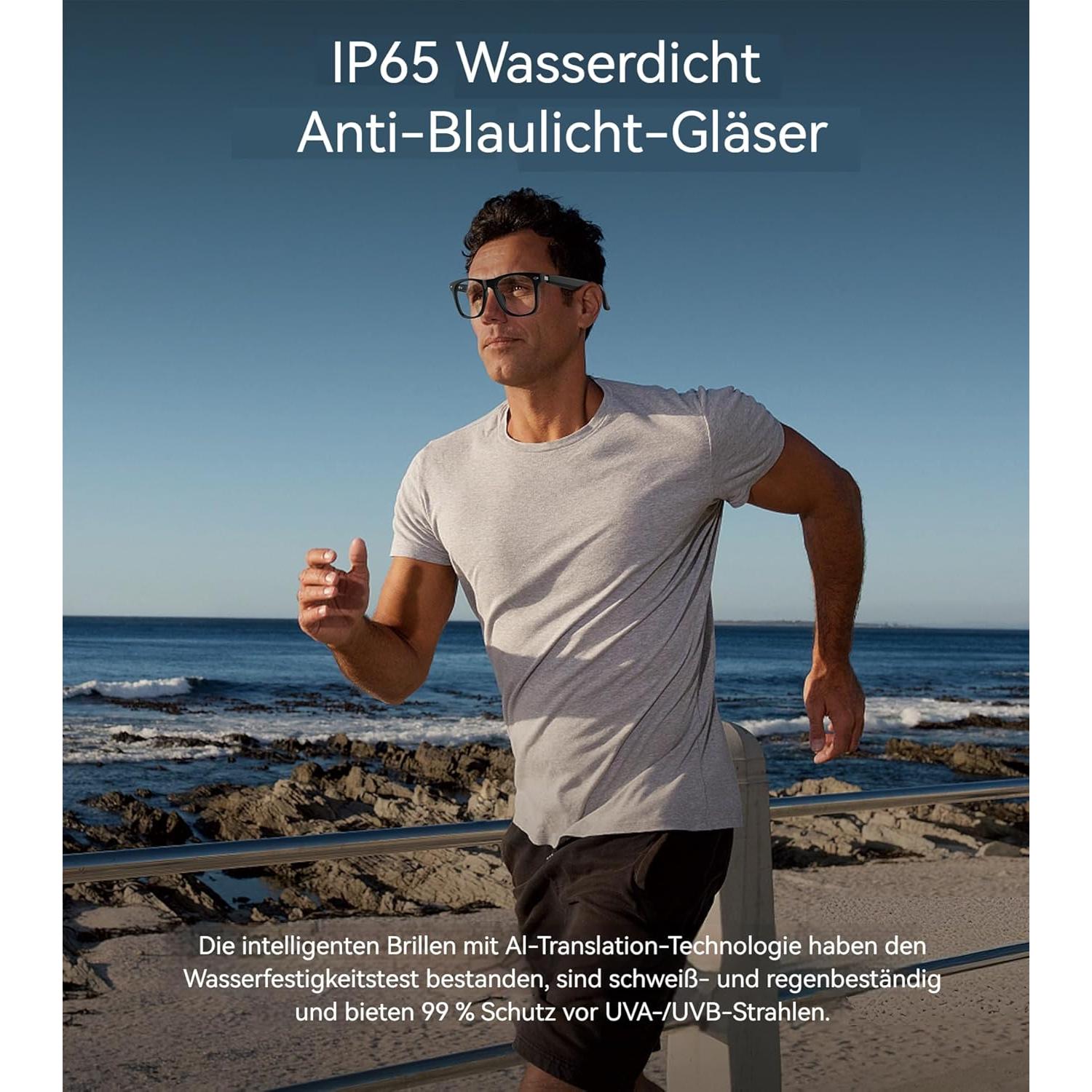 Gafas Inteligentes BLESSOURCE E13 con Traducción IA y Protección UV