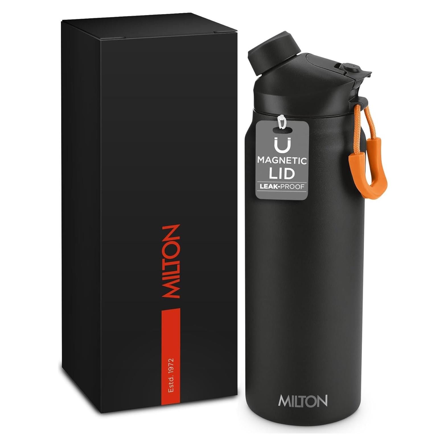 Botella de Agua Milton 0.94L Acero Inoxidable Doble Pared