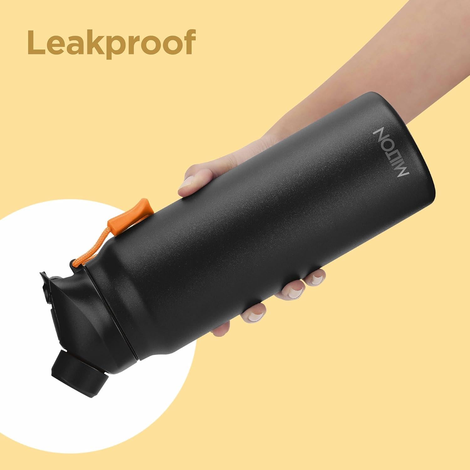 Botella de Agua Milton 0.94L Acero Inoxidable Doble Pared