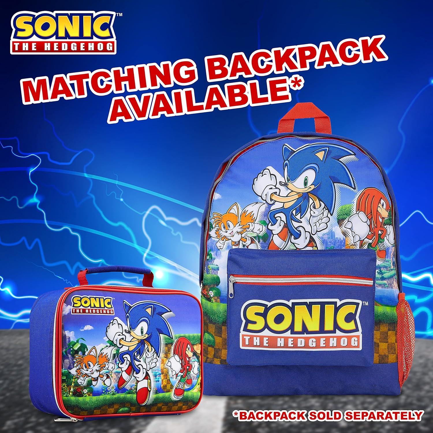 Bolsa Térmica Sonic The Hedgehog para Almuerzo 26x9x19cm