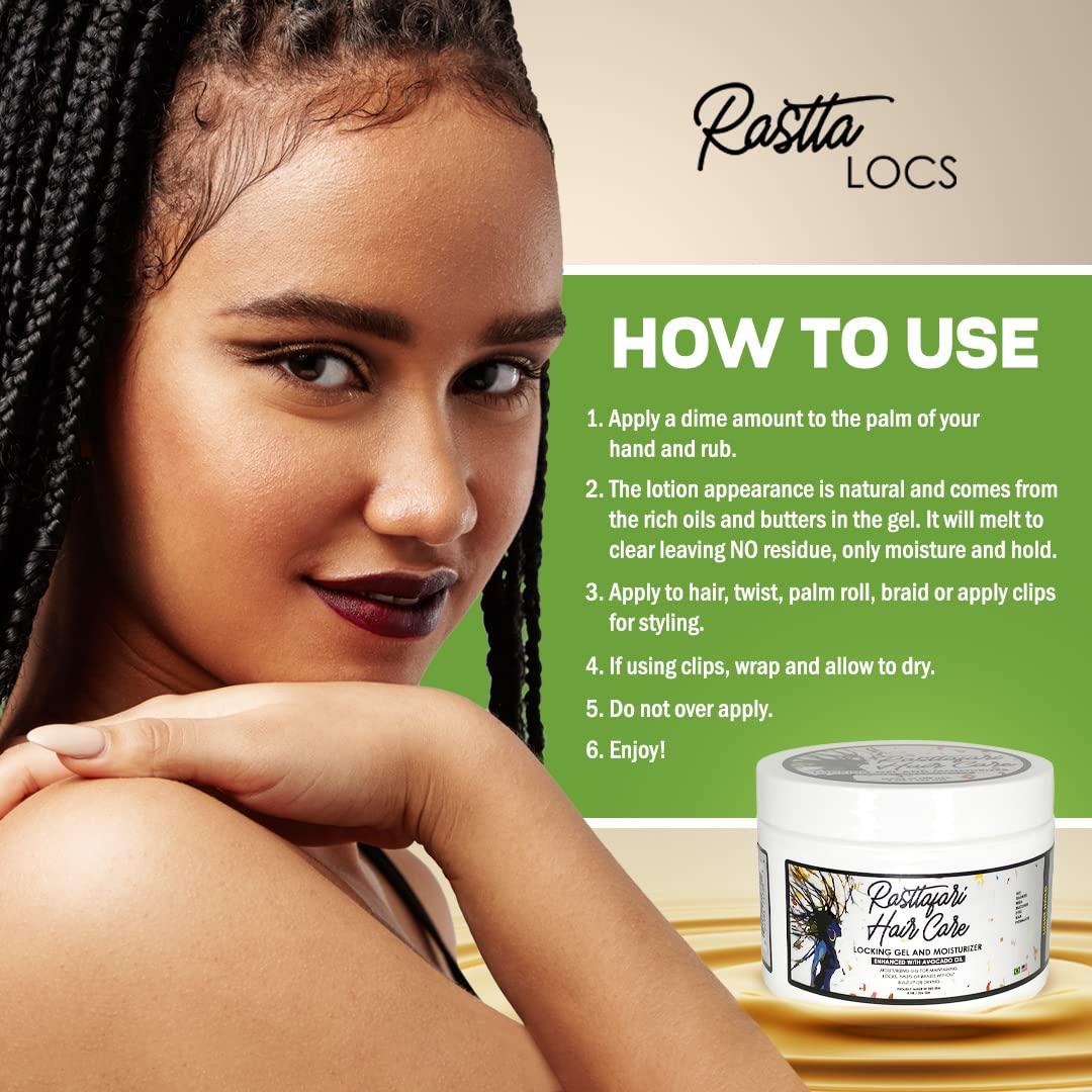 Gel de Fijación Humectante Rastta para Dreadlocks 226.8 g