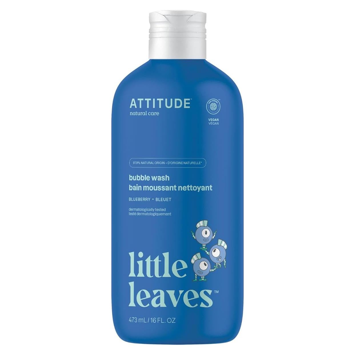 Jabón Espumoso Vegano ATTITUDE 473 ml Arándano para Niños