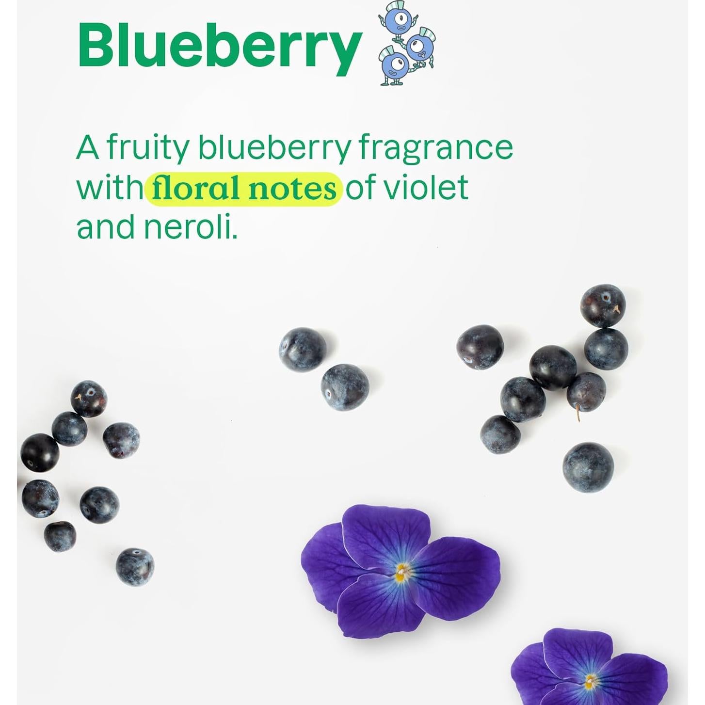 Jabón Espumoso Vegano ATTITUDE 473 ml Arándano para Niños
