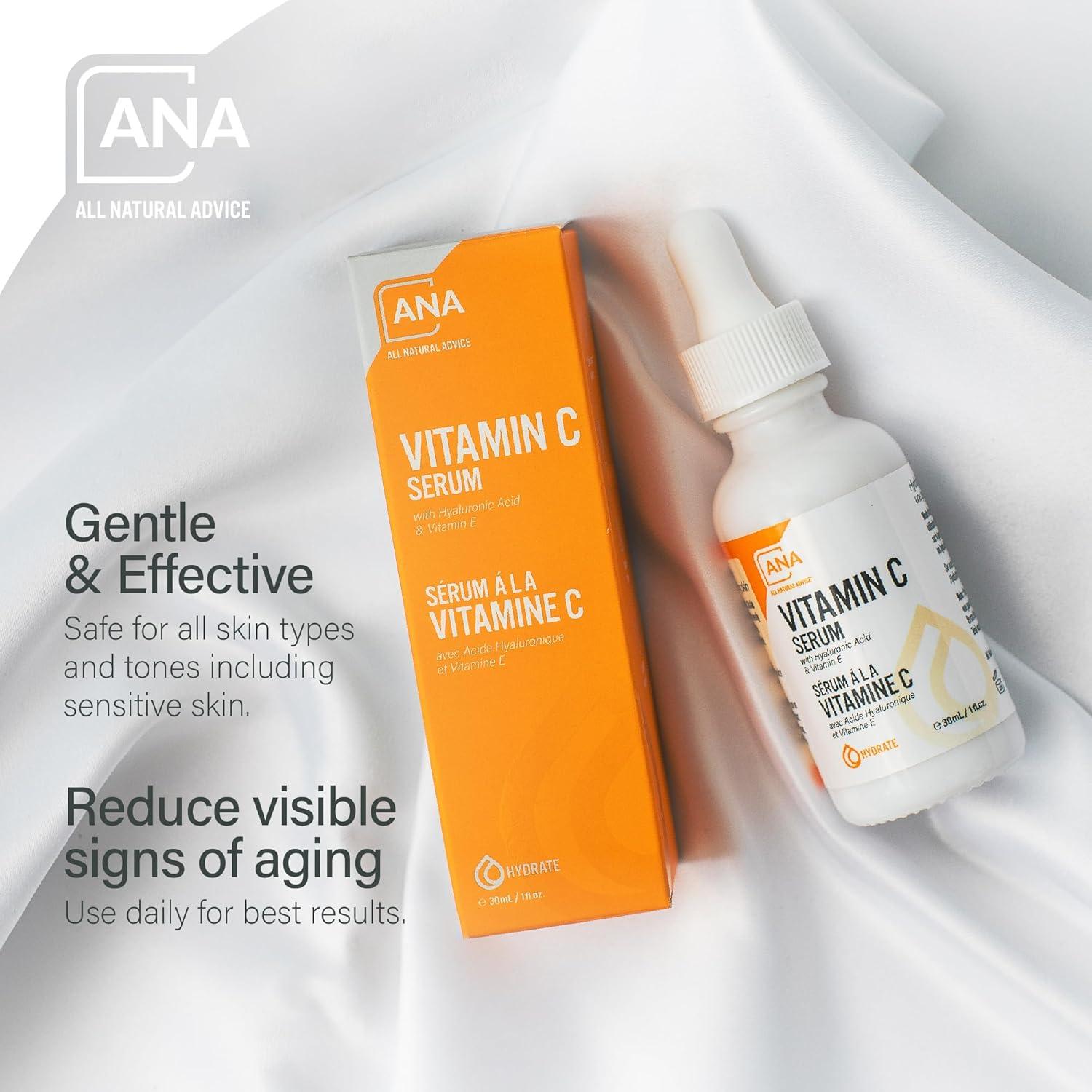 Suero Facial de Vitamina C All Natural Advice 30mL - Orgánico