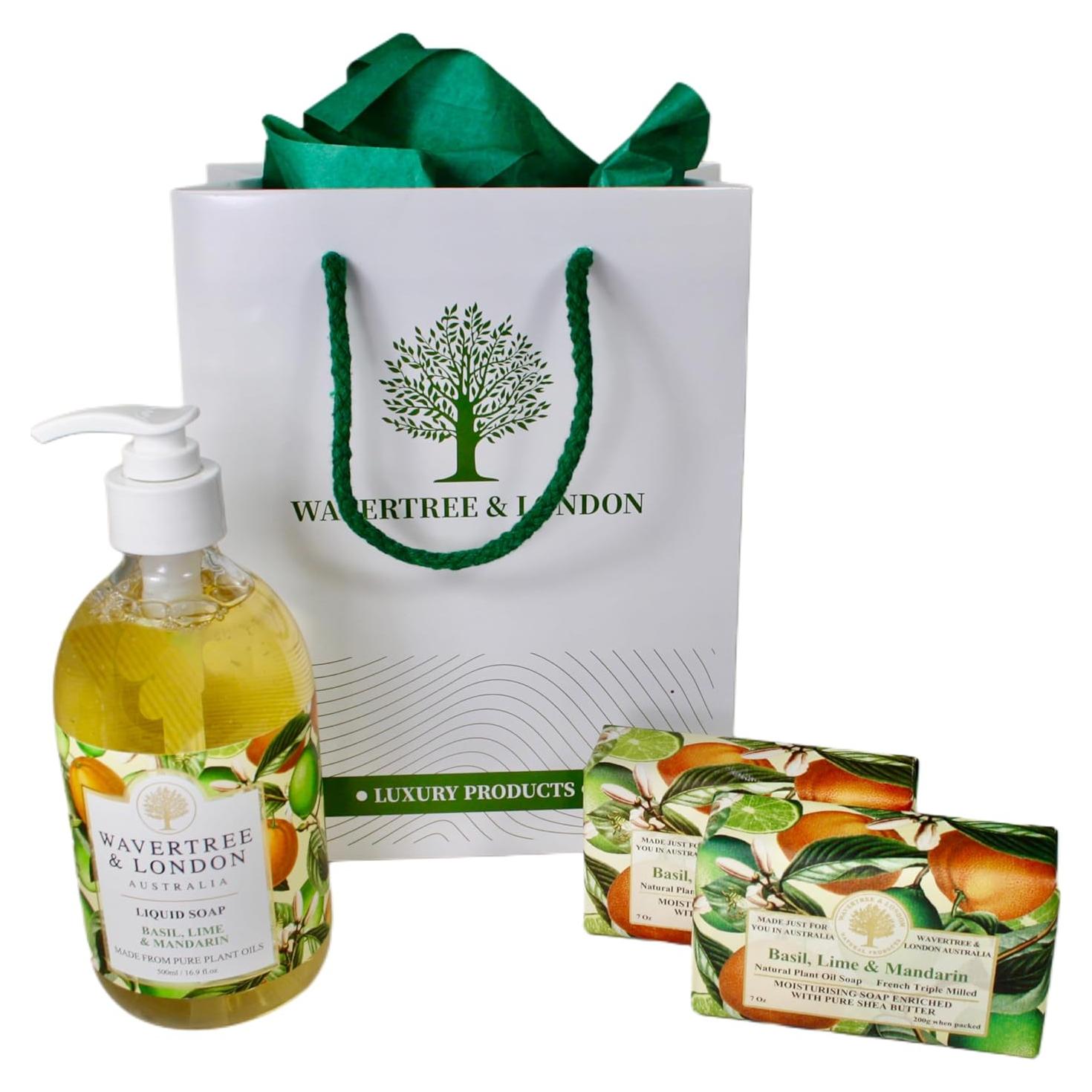 Set de Regalo Spa Wavertree & London 500ml Jabón Líquido y 2 Jabones