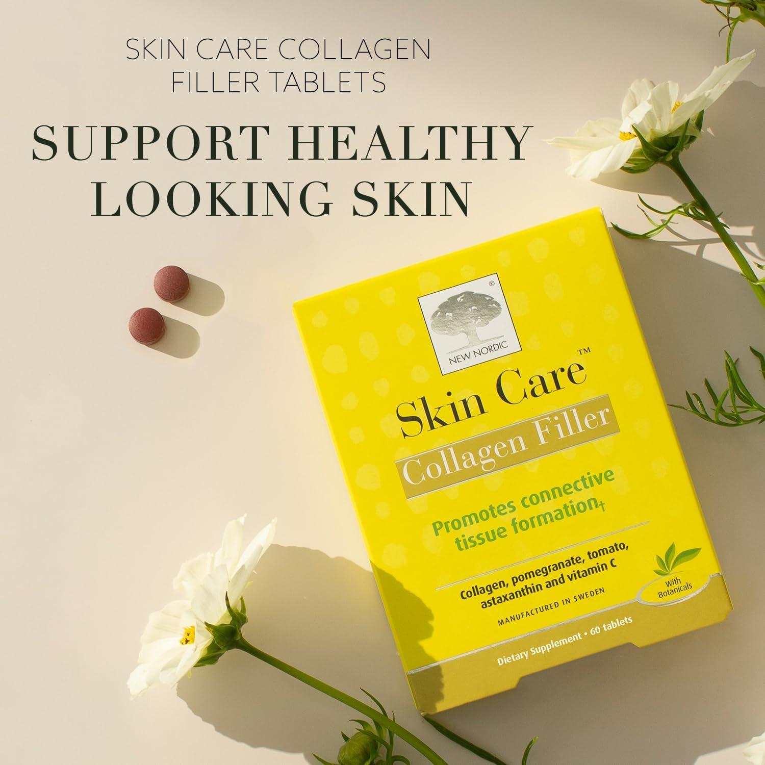 Tabletas de Colágeno Marino New Nordic 60 Unidades con Vitamina C