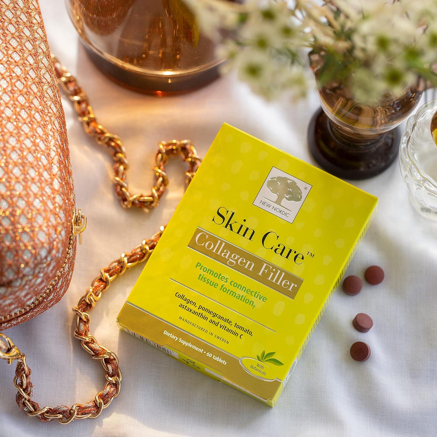 Tabletas de Colágeno Marino New Nordic 60 Unidades con Vitamina C