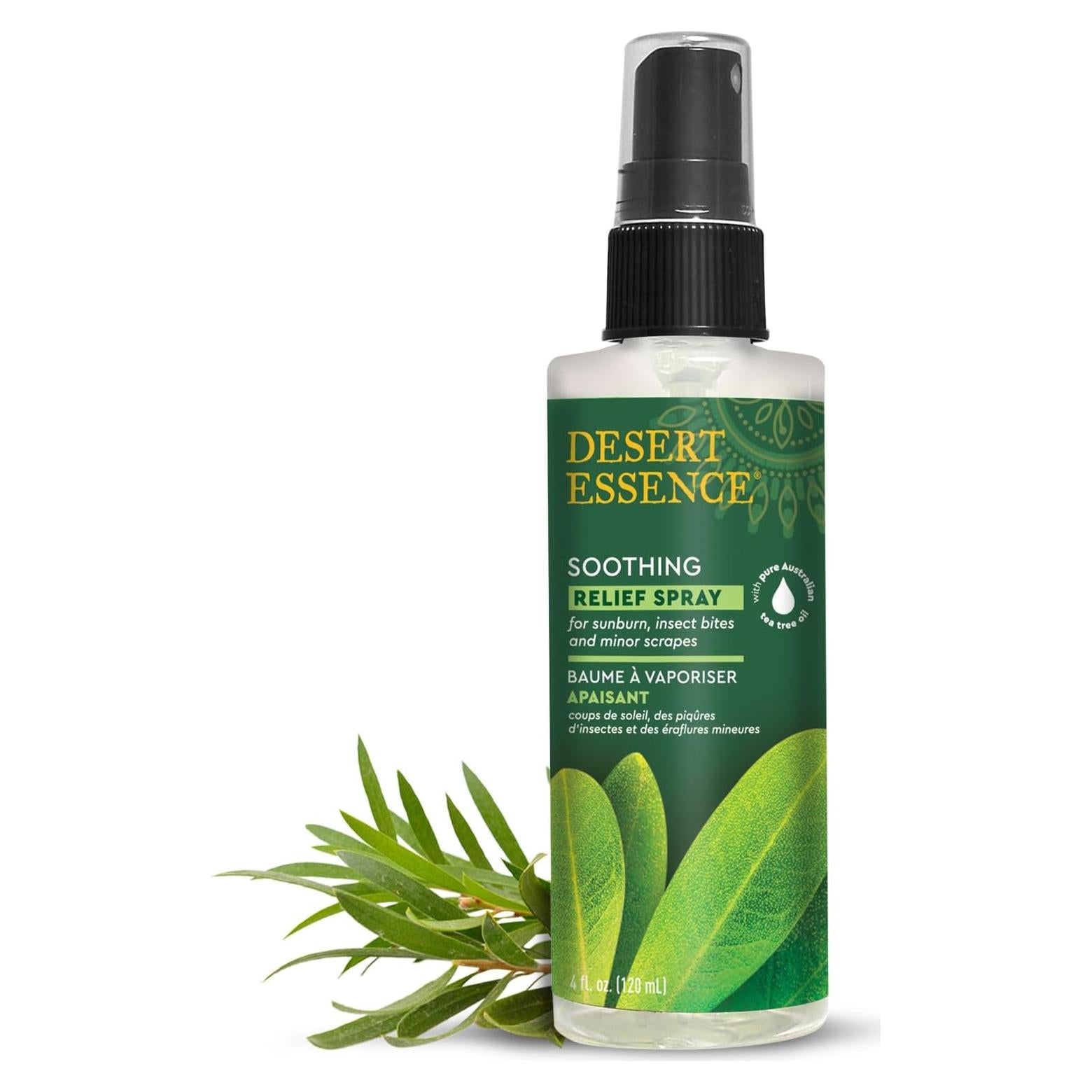 Spray Alivio Natural Desert Essence 118 ml - Aceite de Árbol de Té