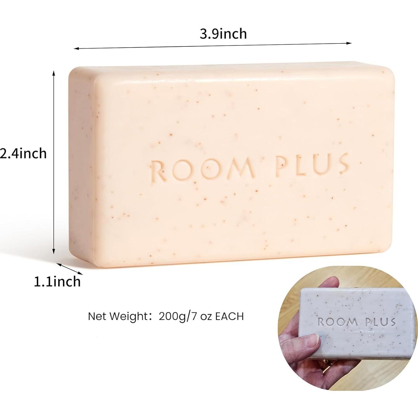 Jabón Natural Yesun 3 Paquetes 590g Aroma Floral Exfoliante