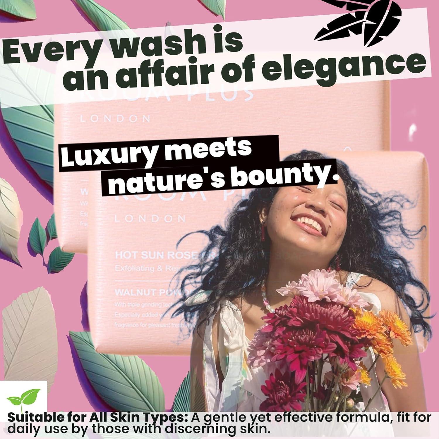 Jabón Natural Yesun 3 Paquetes 590g Aroma Floral Exfoliante