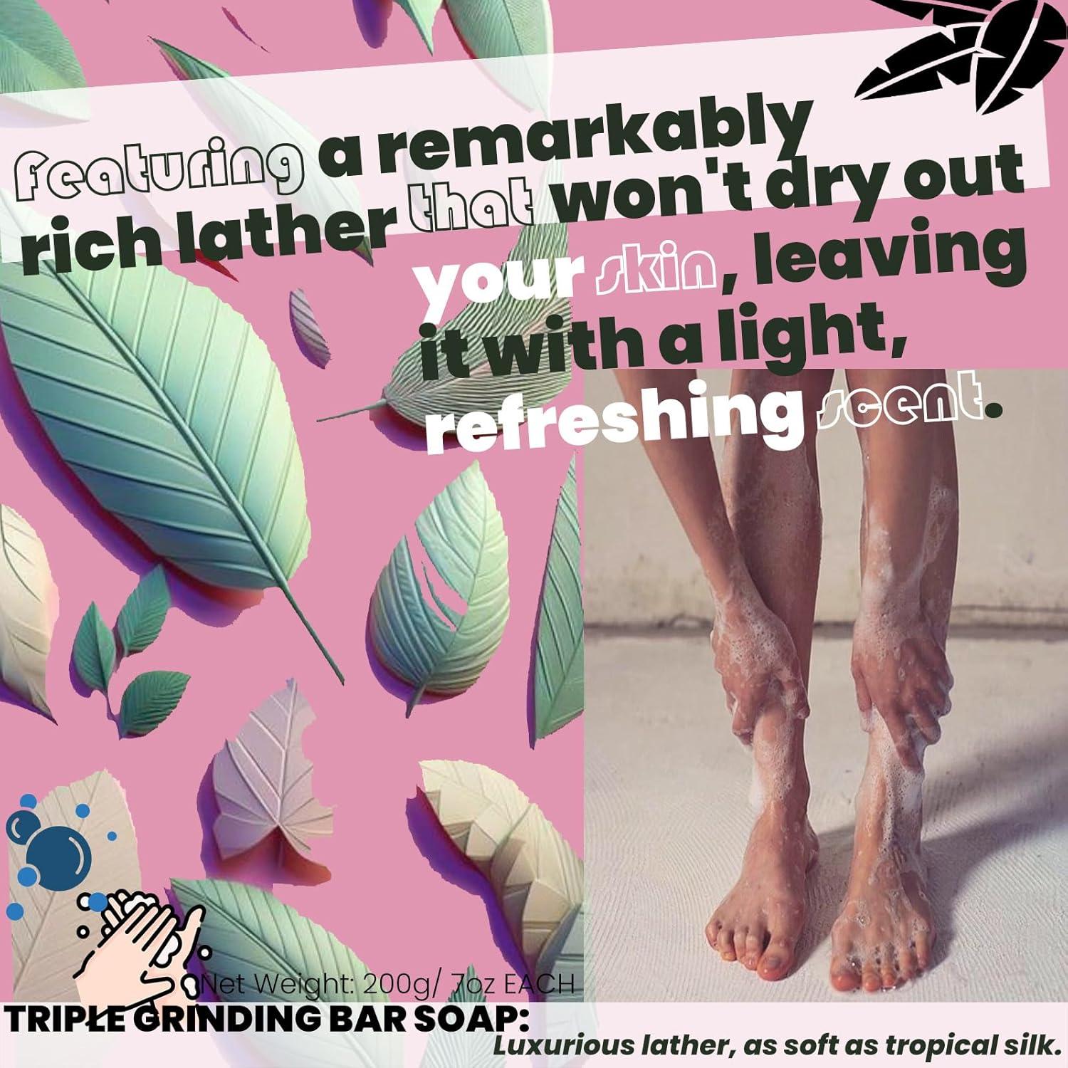 Jabón Natural Yesun 3 Paquetes 590g Aroma Floral Exfoliante